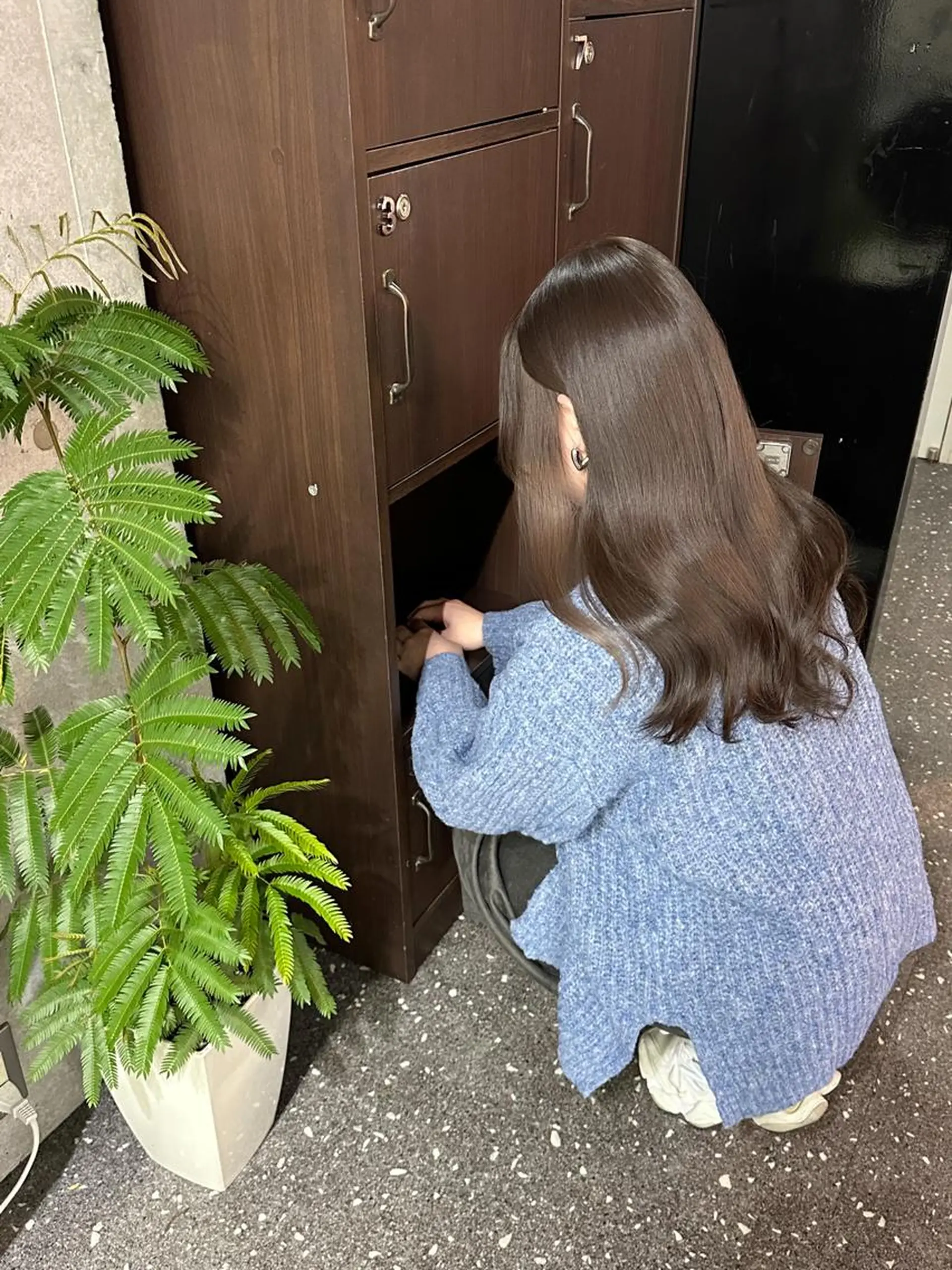 ロング カラー カット ヘアカラー トリートメント 韓国レイヤーカット要 暗透カラー📓吉祥寺のヘアスタイル