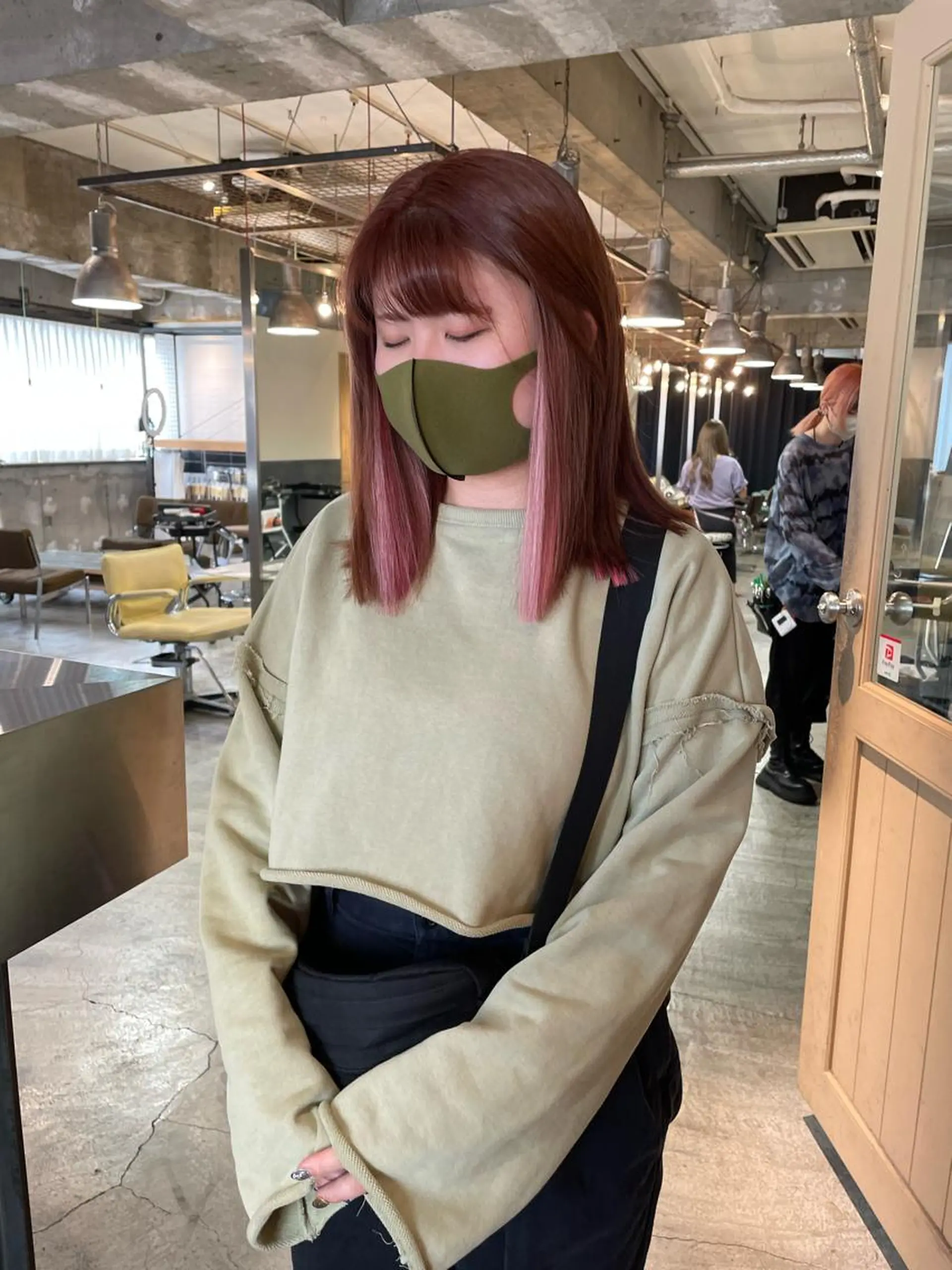 ミディアム カラー ブリーチ エクステ ショートカット募集中 /NAGISAのヘアスタイル