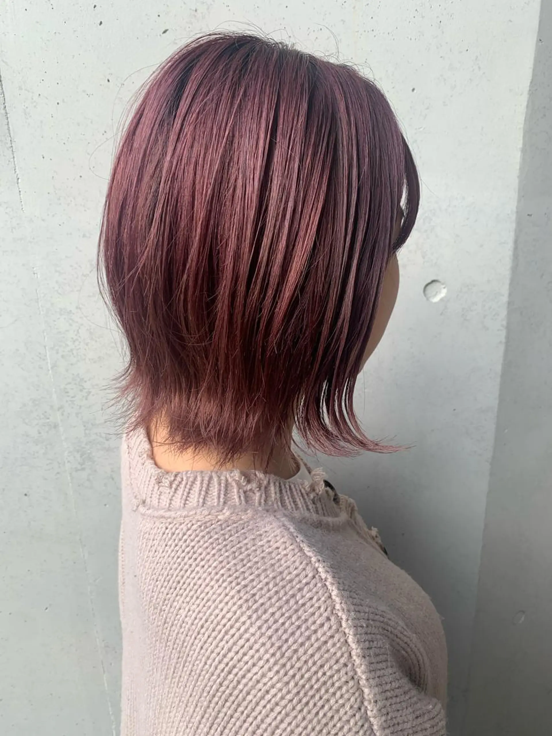 ショート カラー 顔周り/暗髪カラー /アベ マホのヘアスタイル