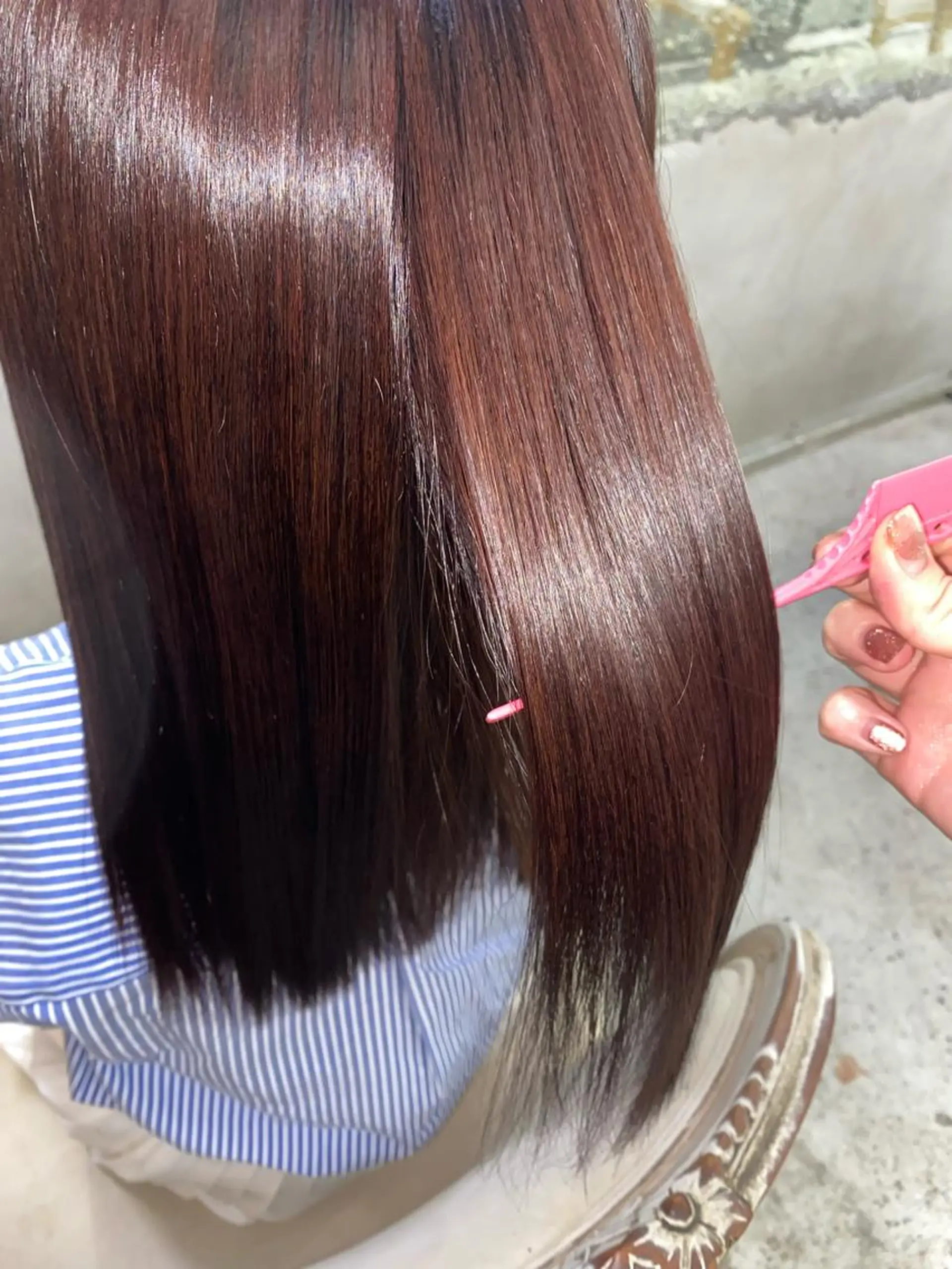 ミディアム カラー お任せヘア☘️☘️ 及川渚のヘアスタイル