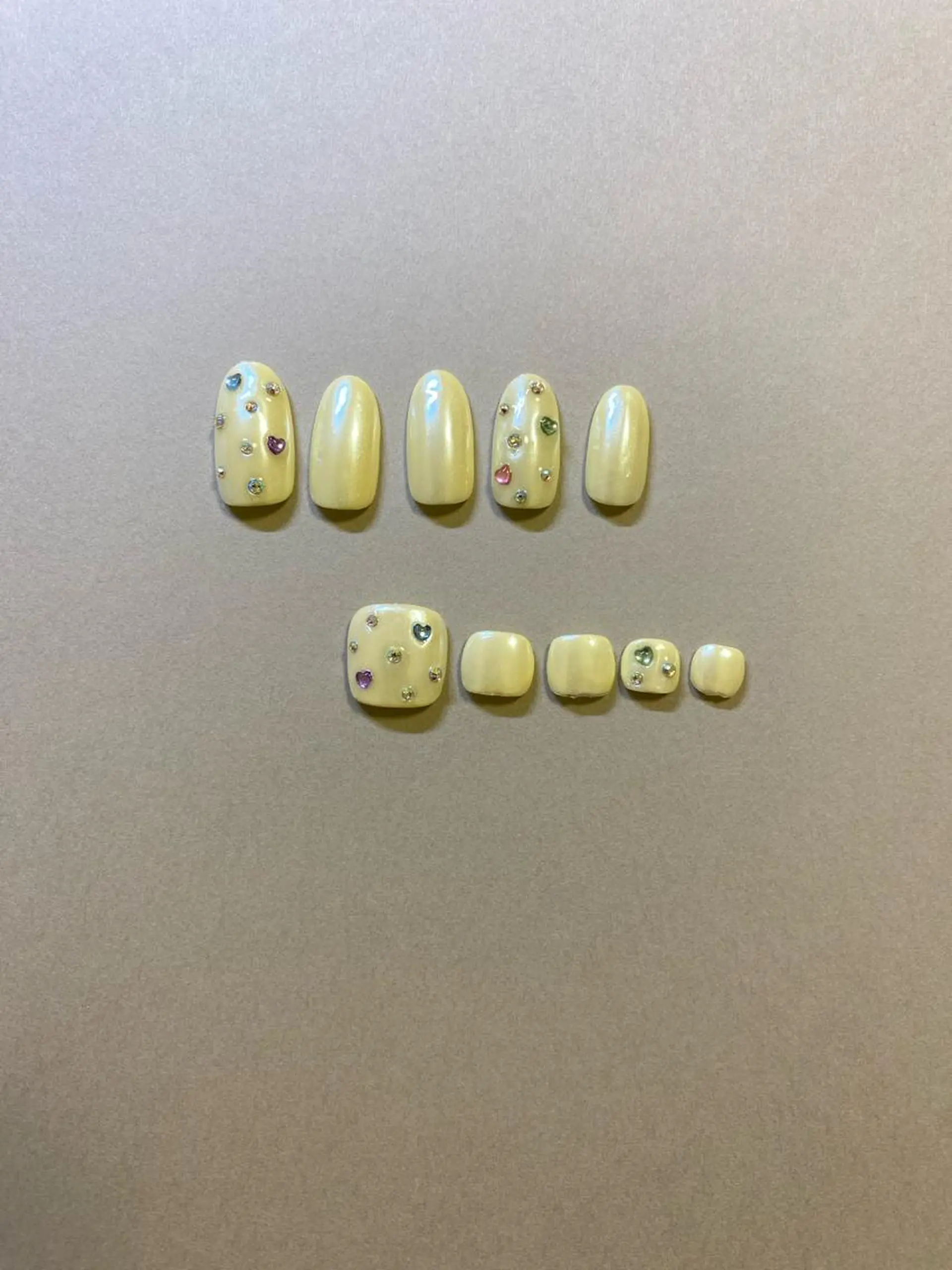 ネイル フットネイル おそろいネイル ハンドネイル kokori nailのネイルデザイン