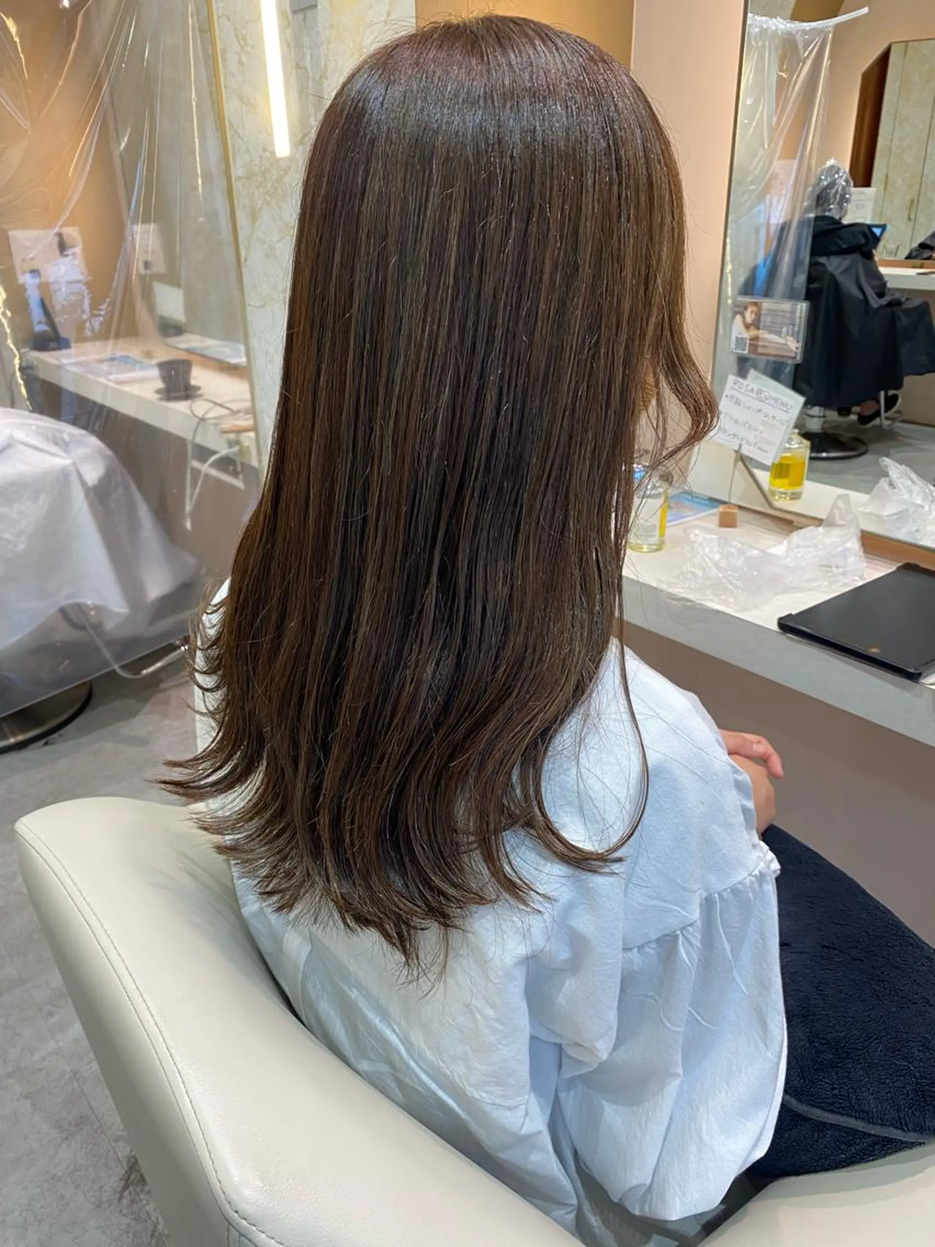 ロング カラー 店長/mao/ 前髪/顔周りカットのヘアスタイル