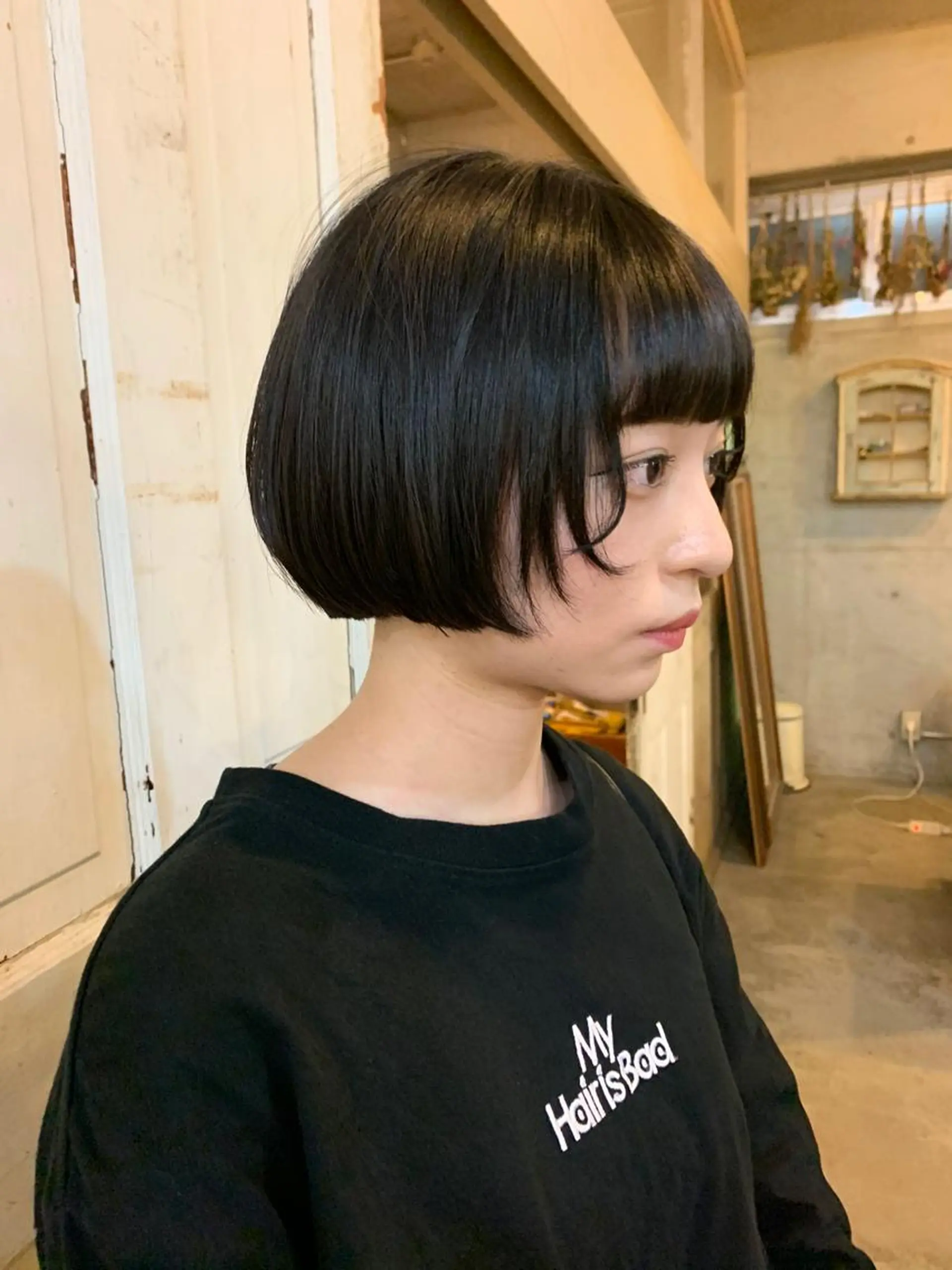 ショート カラー カット WEG所属・韓国レイヤー/艶髪 WATSUKIのヘアスタイル