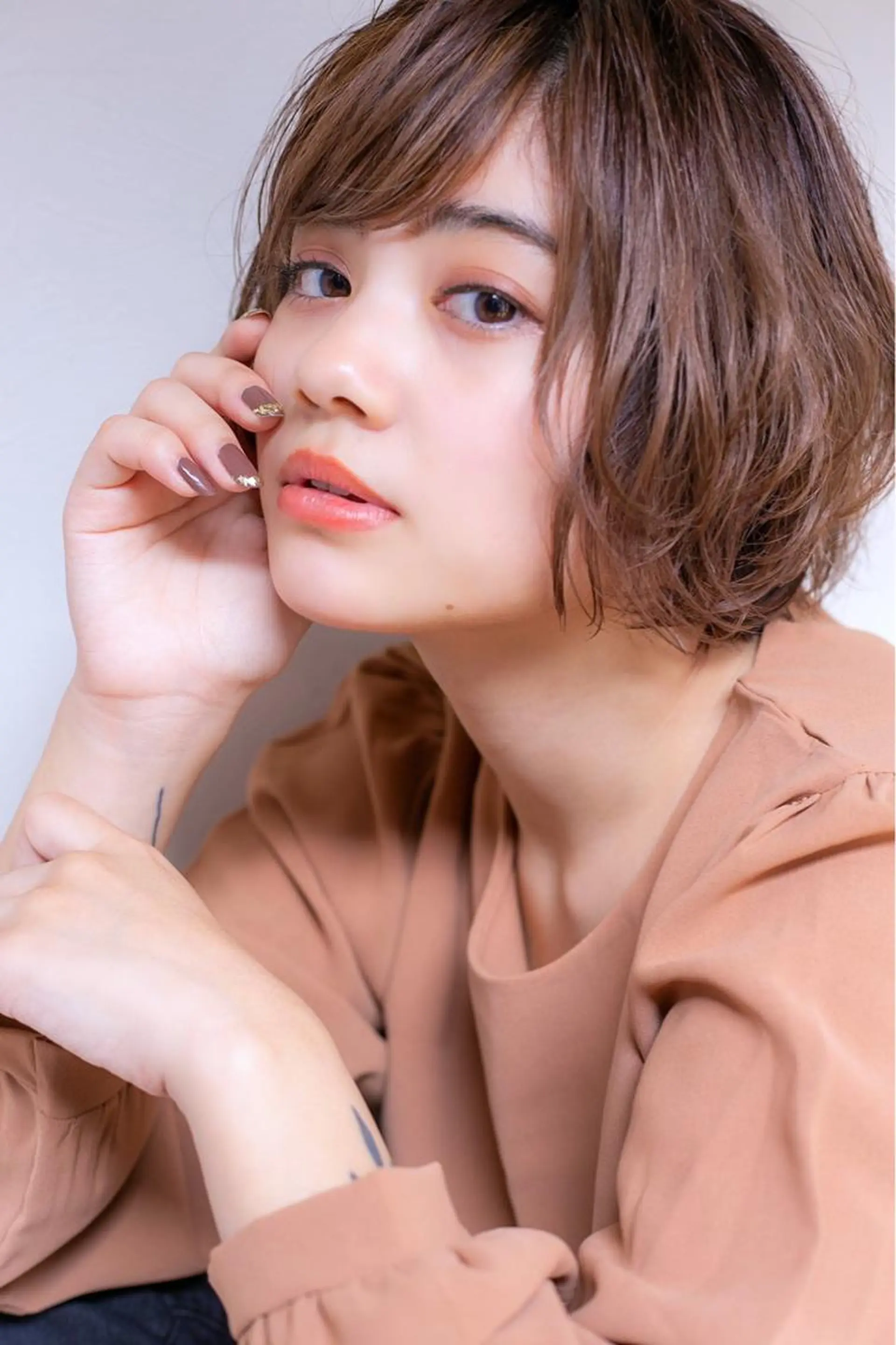 ショート カラー パーマ ❣️モテ髪❣️佐野 圭佑のヘアスタイル