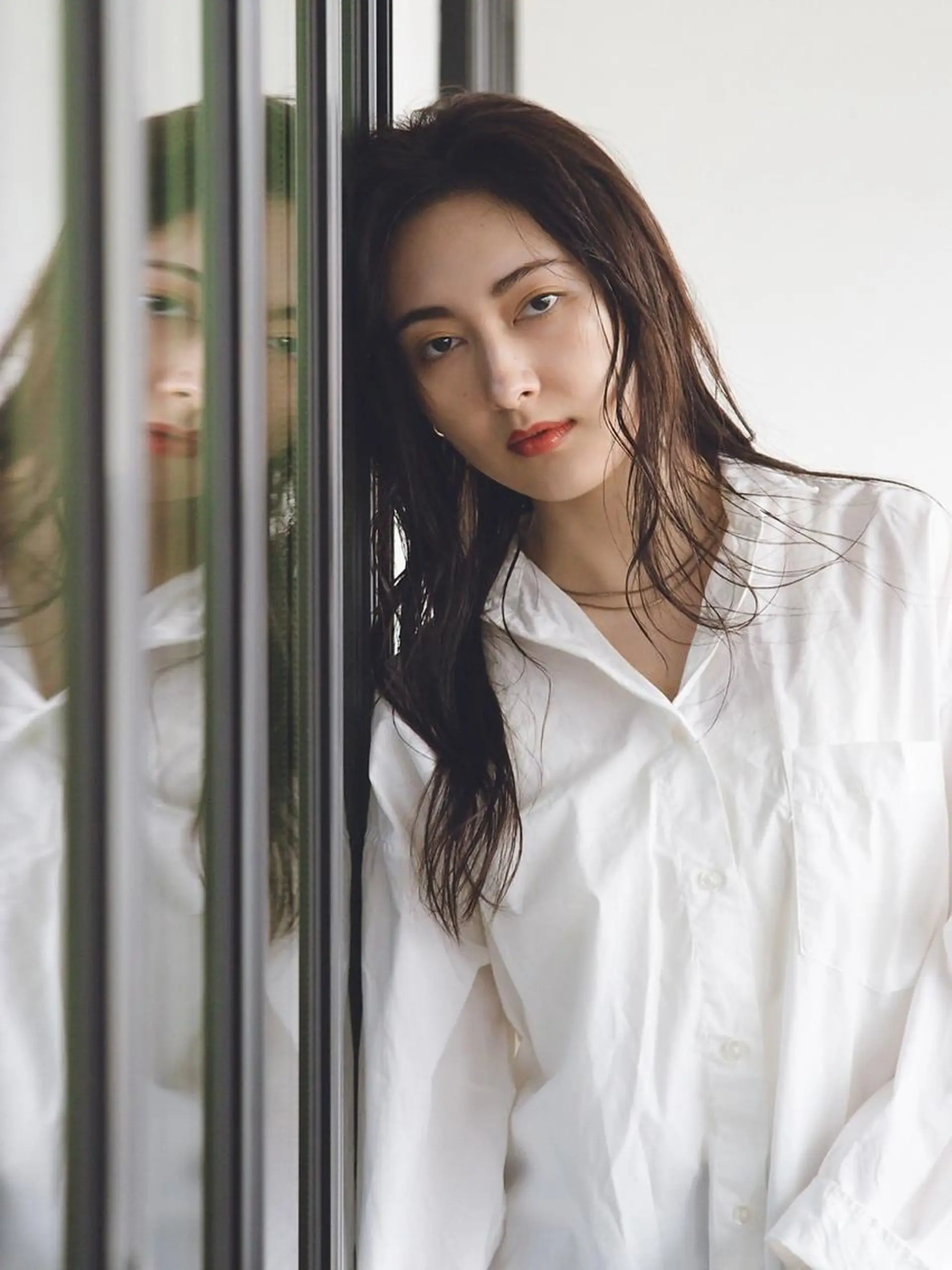 ロング 柳下 涼のヘアスタイル