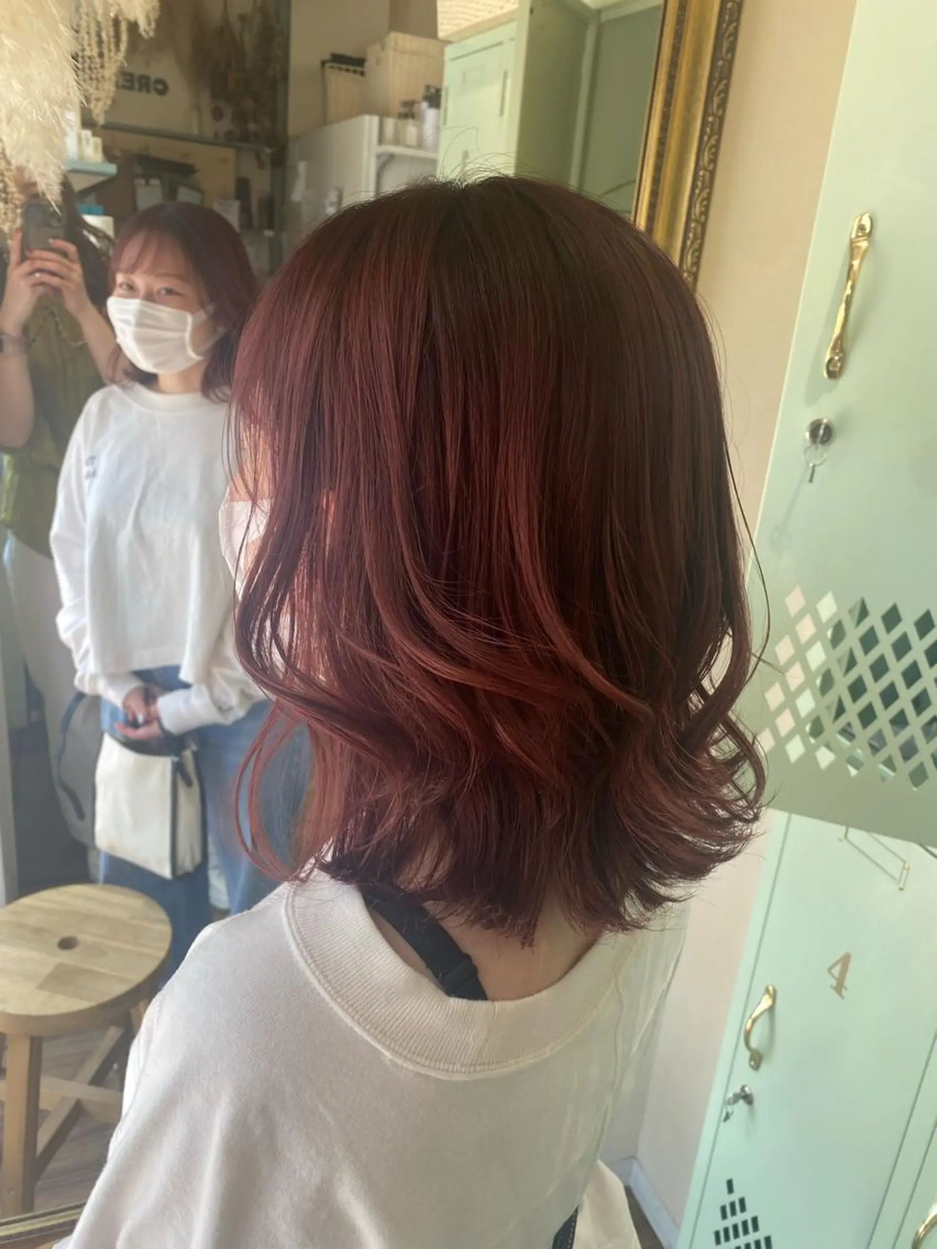 ミディアム カラー 透明感カラー/韓国 ヘア🩶yuri🩵のヘアスタイル