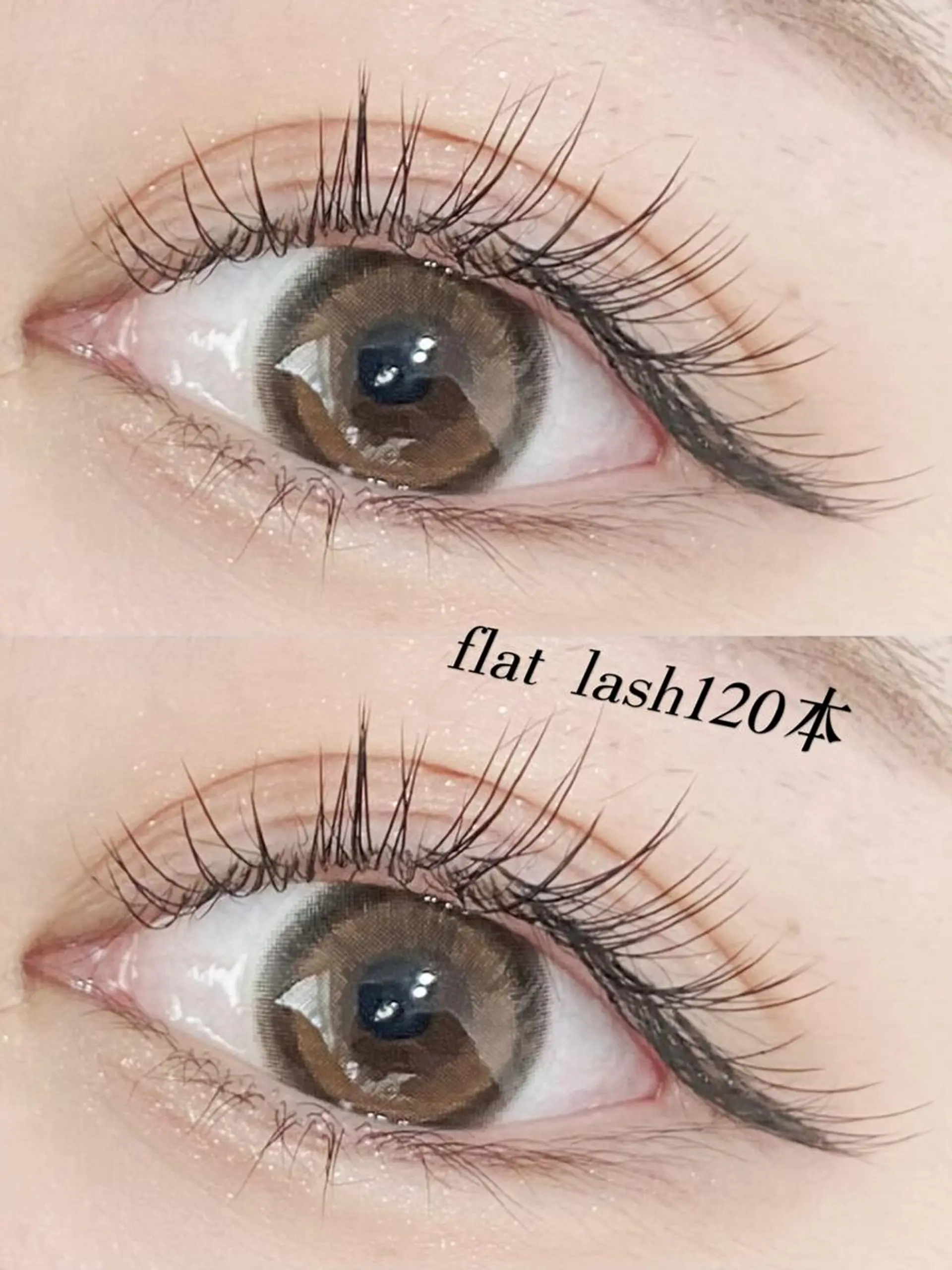 マツエク・マツパ フラットラッシュ 束感まつげ/マツエク 💎渋谷　rieのマツエク・マツパデザイン