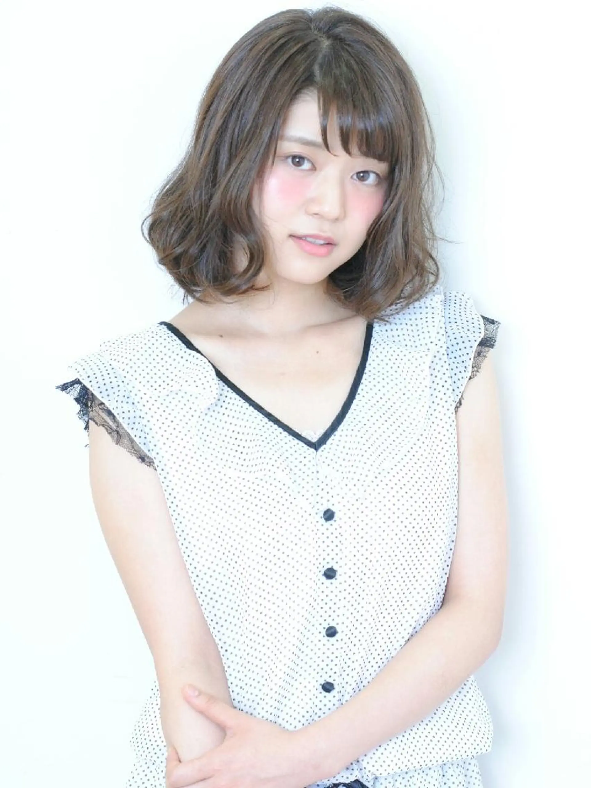 ショート パーマ カラー カット パーマ ✨ブリーチなし透明感 カラー✨ゆりかのヘアスタイル