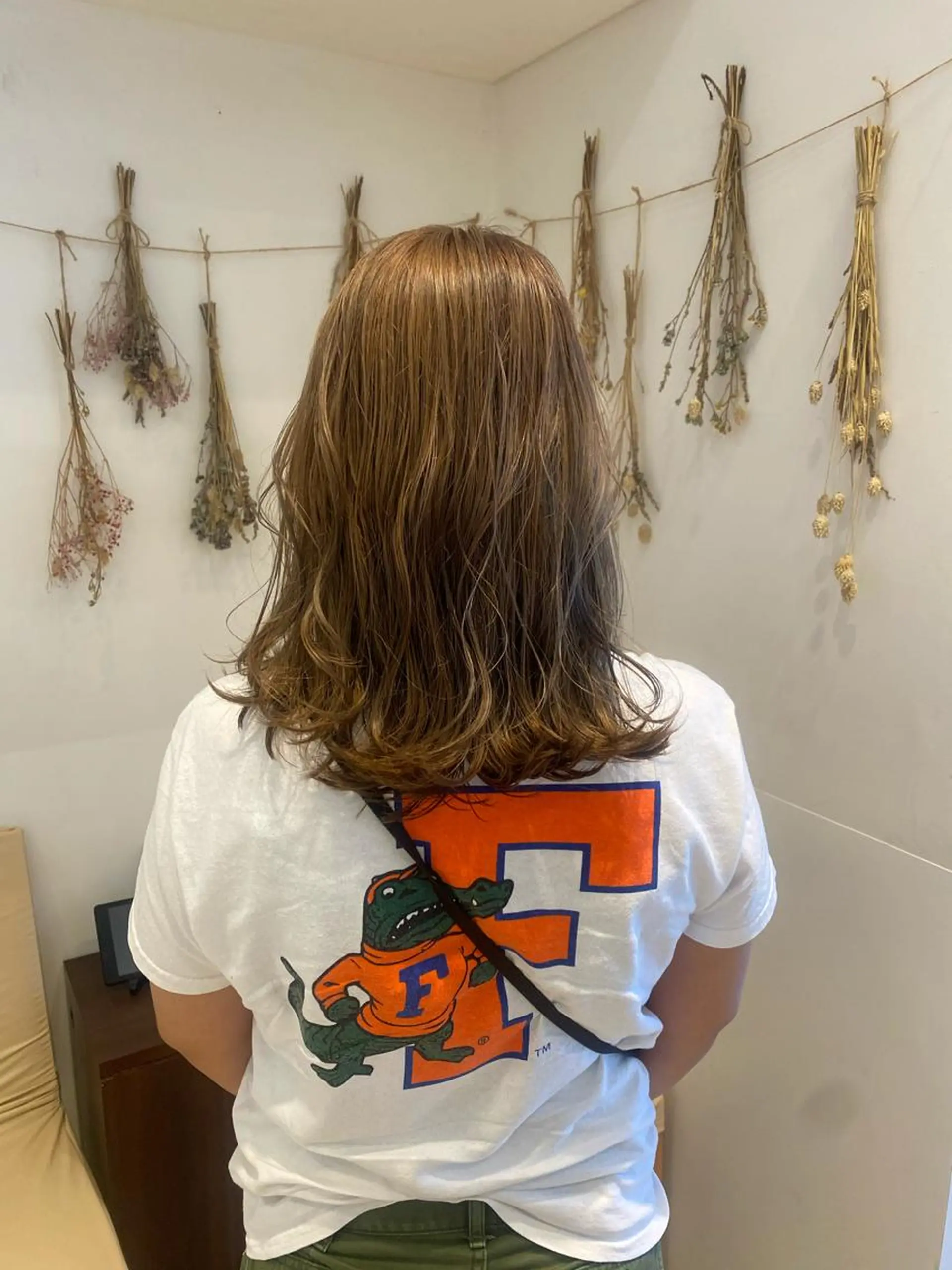 ミディアム カラー ベージュカラー はだゆうき @hadadan08のヘアスタイル