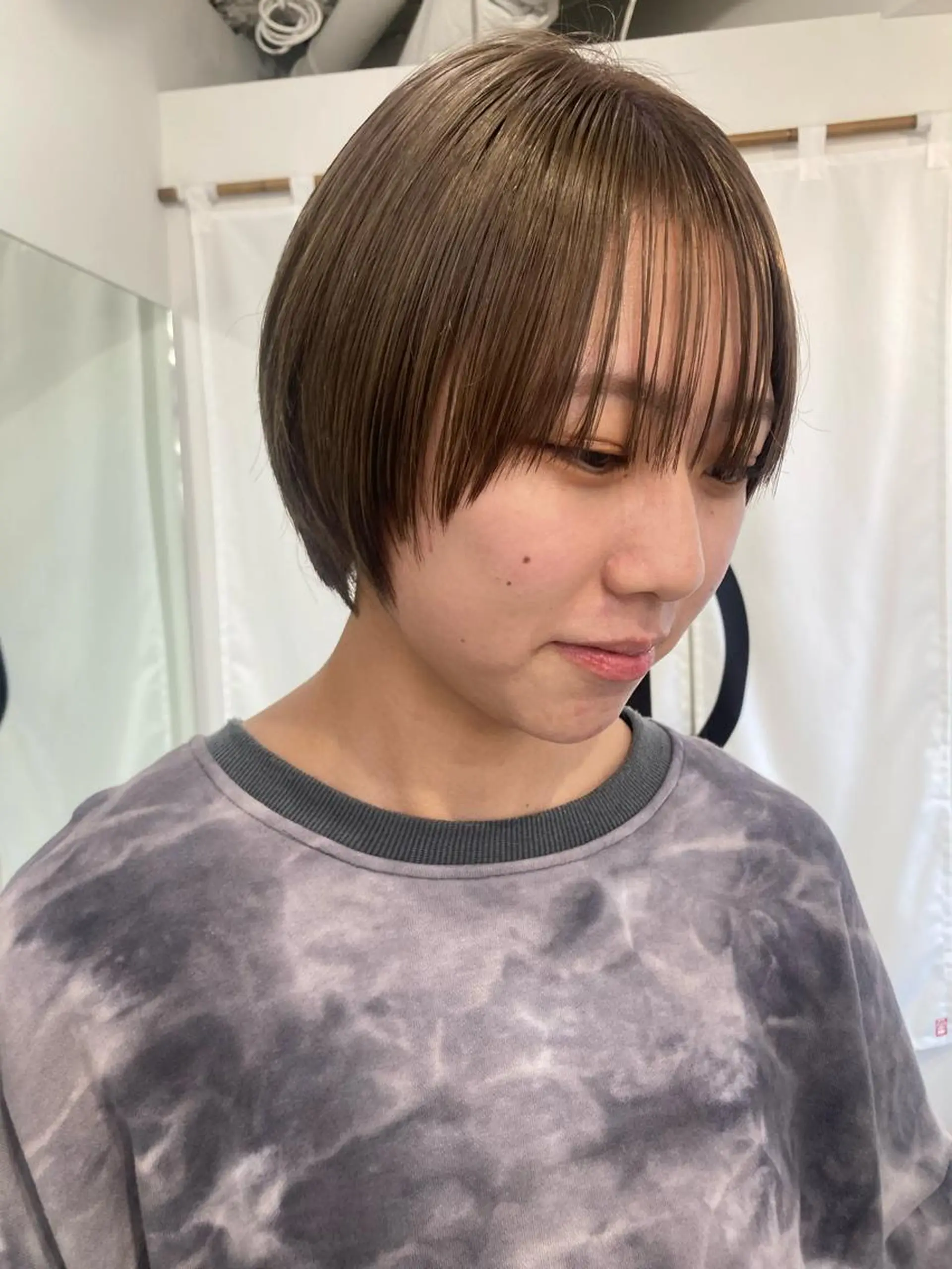 ショート ショートヘア 🧚🏼ボブパーマ 歩美のヘアスタイル