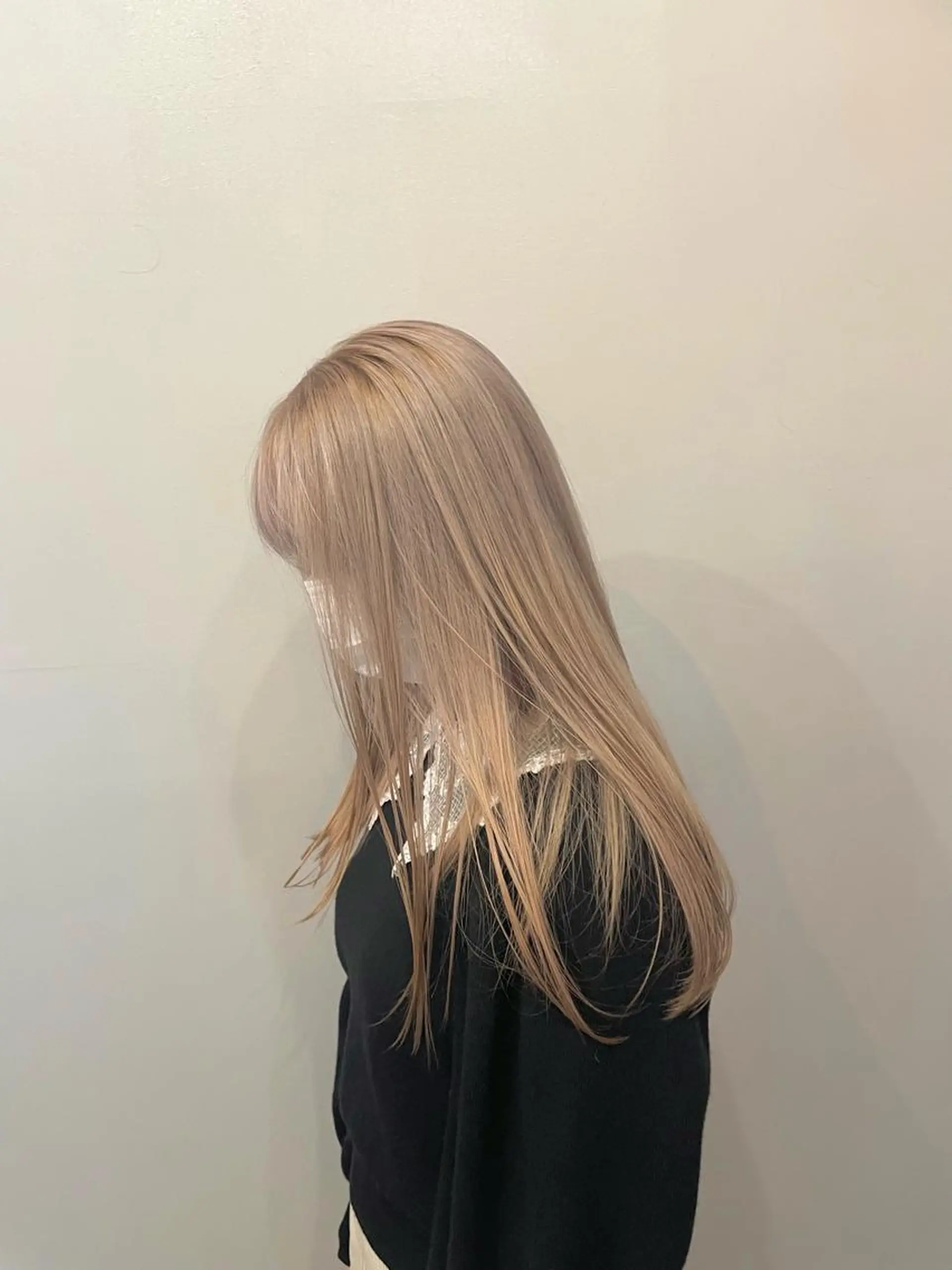 セミロング カラー ヘアアレンジ ベージュカラー ミルクティーベージュ ヘアカラー トリートメント ヘアセット 💐ナチュラルヘア Kroda💐のヘアスタイル