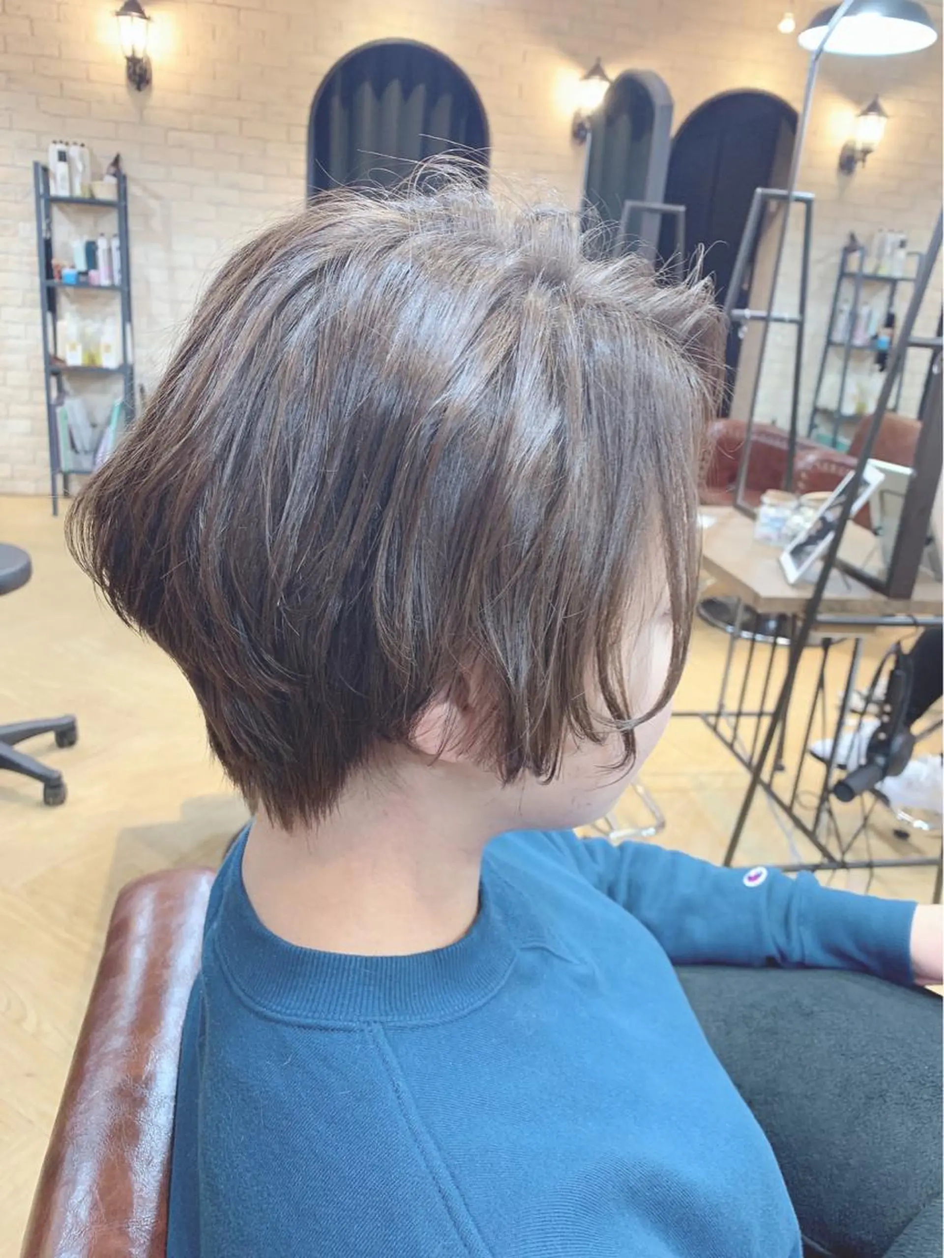 ショート カラー 髪質改善＆韓国風 RINAのヘアスタイル