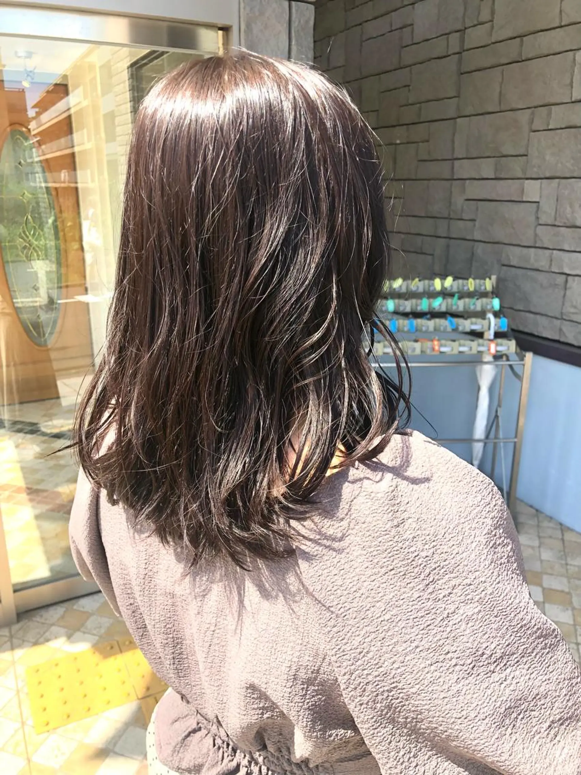 ミディアム La fith hair rond 立川店所属・kyosuke 透明感カラーのヘアスタイル