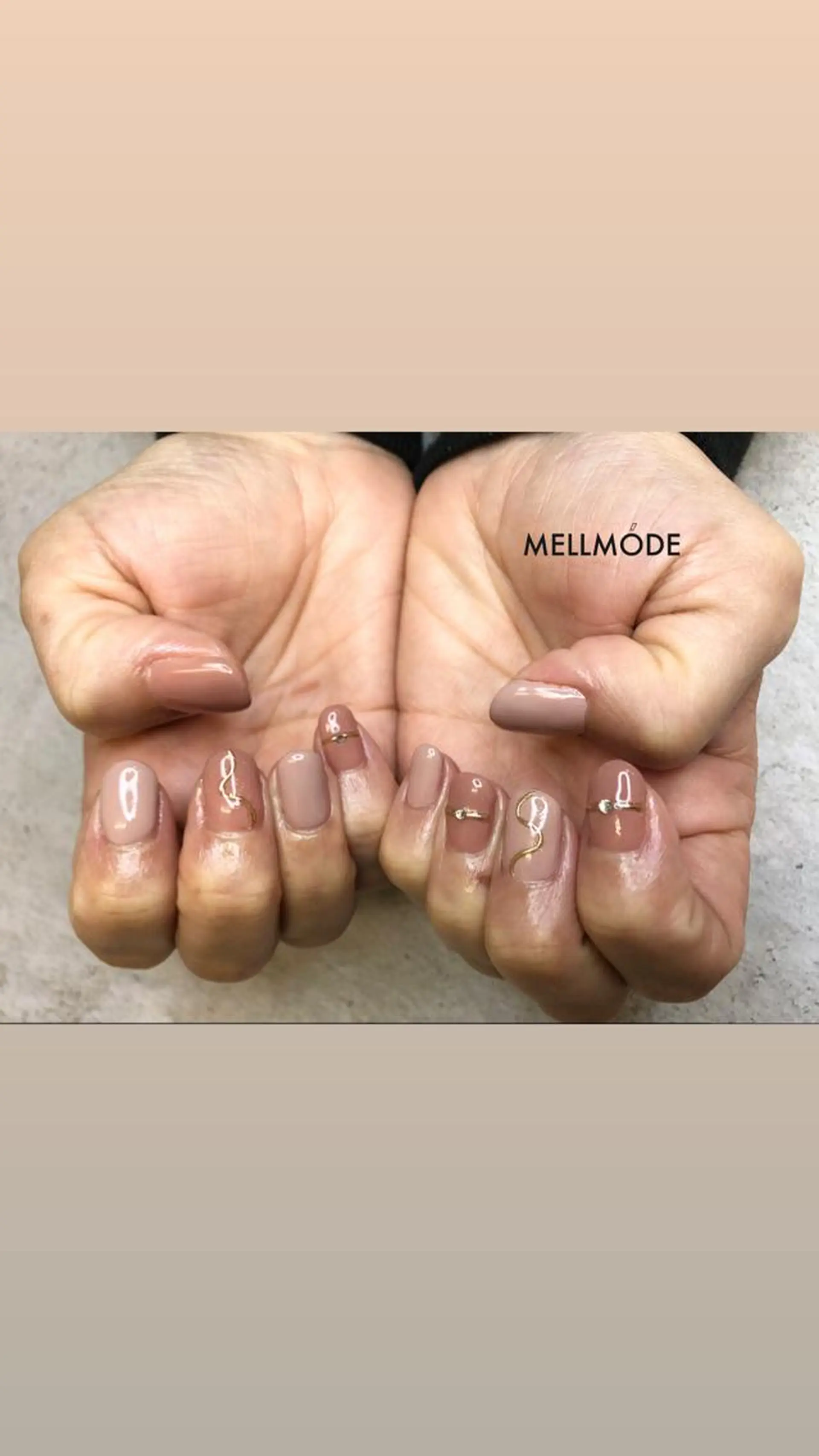 ネイル MELLMODE所属・Nakano Kanaのネイルデザイン