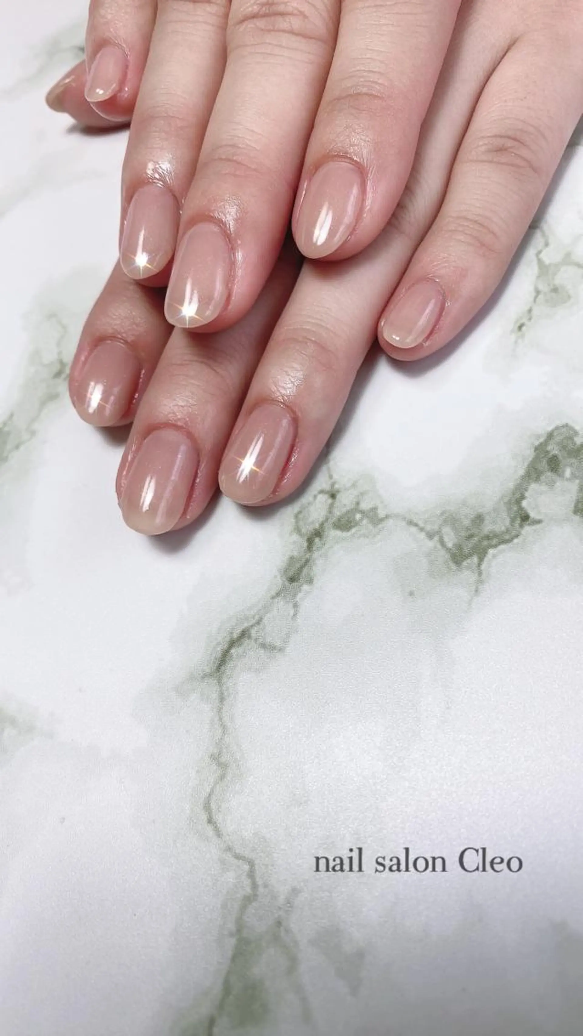 ネイル ワンカラーネイル Cleo クレオのネイルデザイン