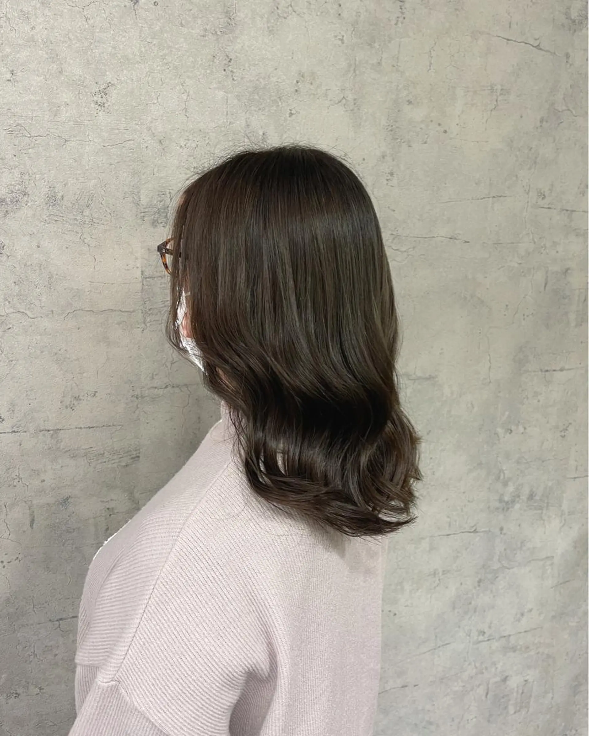 セミロング カラー ハイライトカラー ハイライト ヘアカラー 唐澤 千尋のヘアスタイル