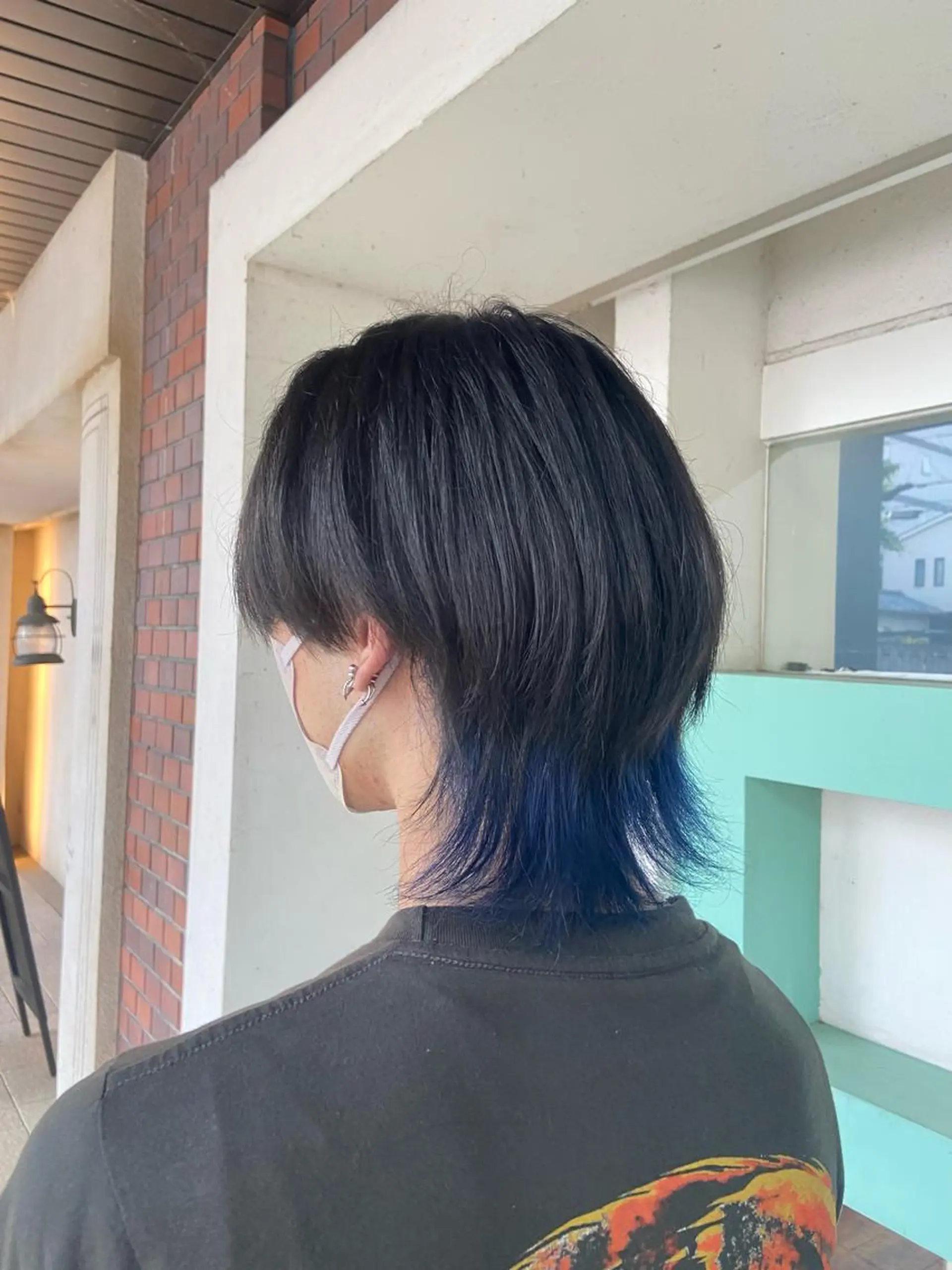 カラー メンズ 髪質改善/ストレート /透明感/西川奈穂のヘアスタイル