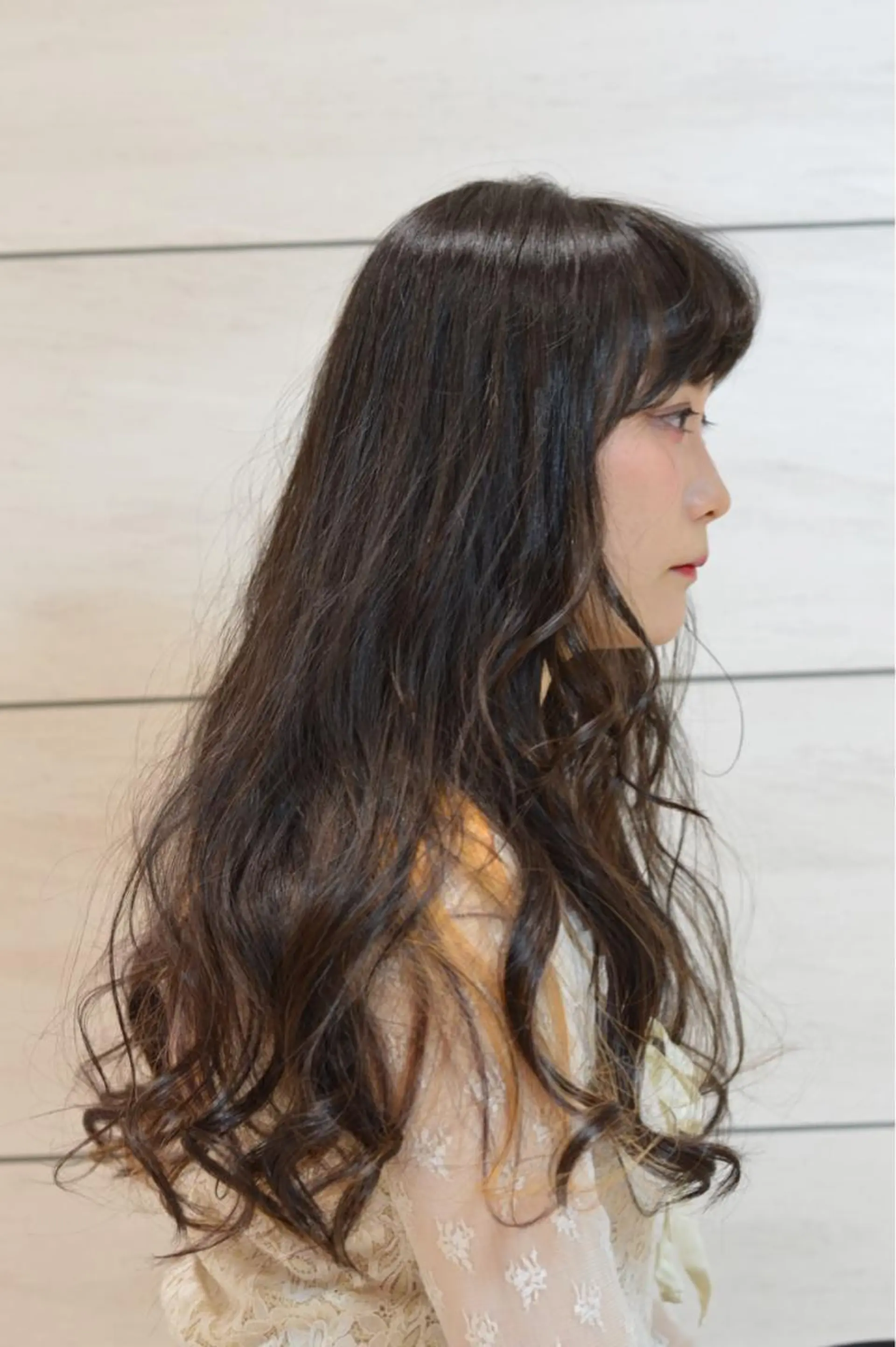 ロング カラー パーマ テラモト カズヨシのヘアスタイル