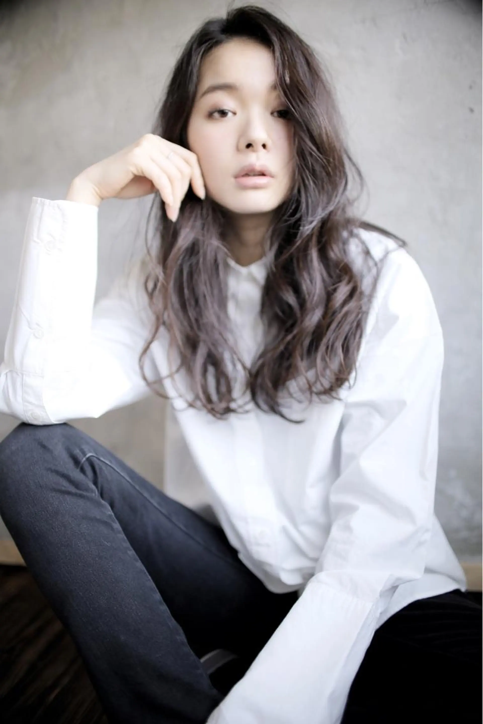 ロング カラー パーマ 下北沢 soiのヘアスタイル