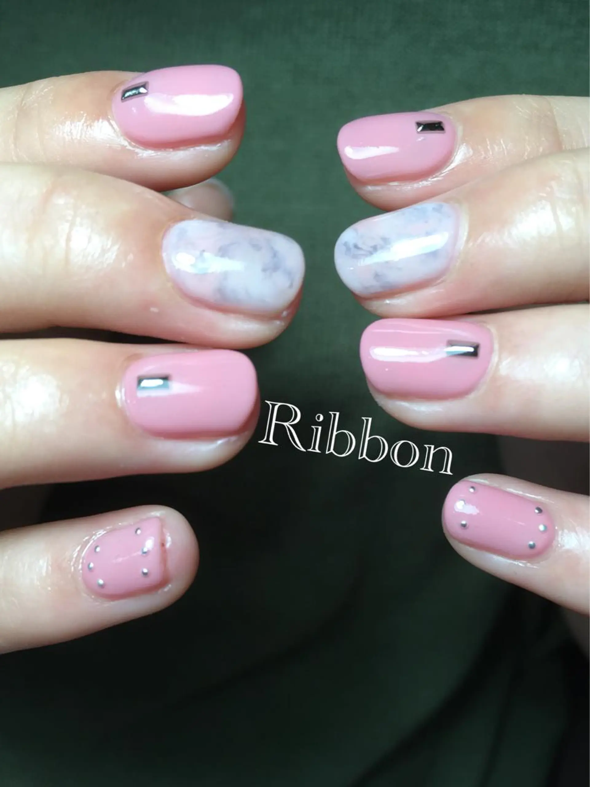 ネイル トップネイリスト Ribbon立川店のネイルデザイン