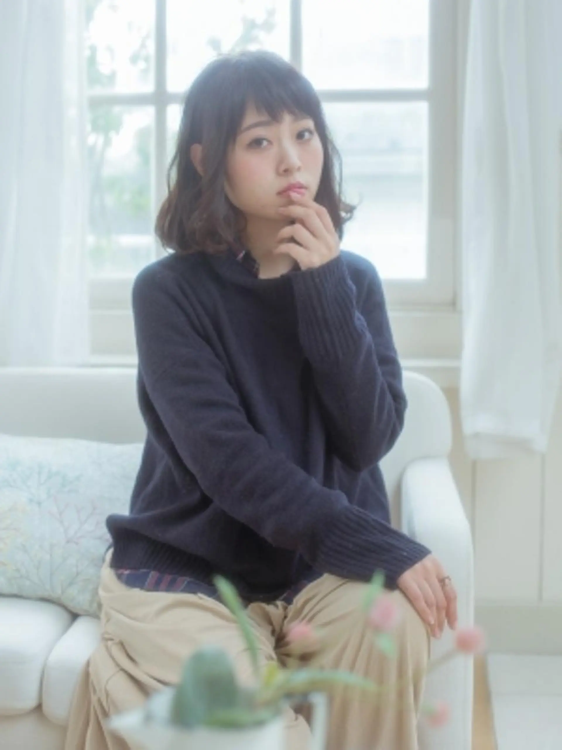 ミディアム カラー パーマ amie所沢駅 プロペ通り店【アミ】のヘアスタイル