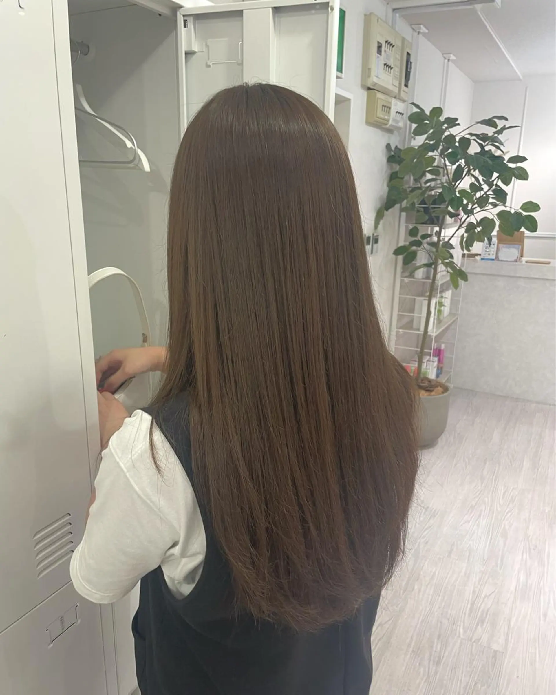 セミロング カラー ヘアカラー トリートメント ❤︎SAKURA 【Rico】❤︎のヘアスタイル