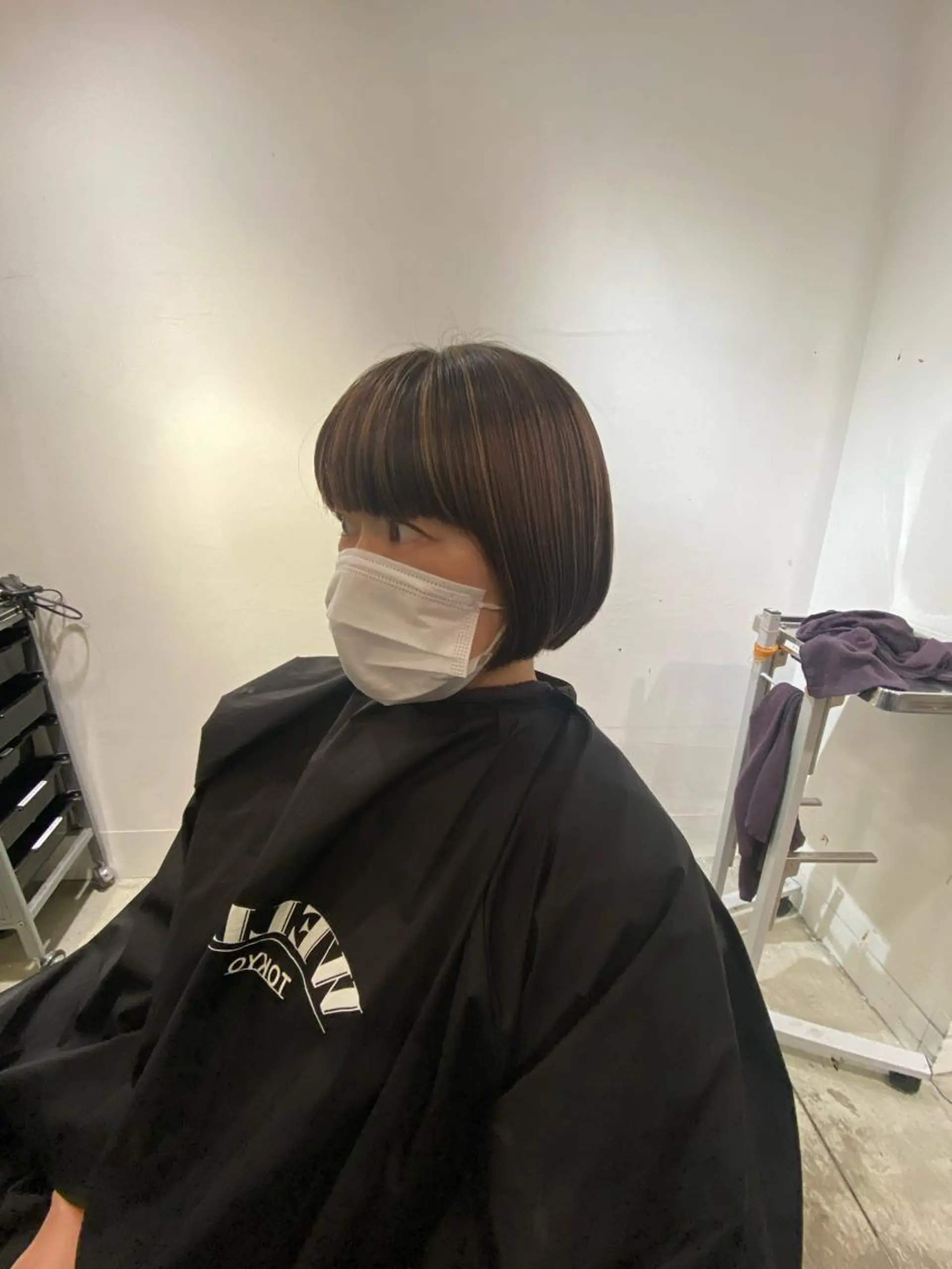 ショート ハイライト ヘアカラー 小田切 裕輝のヘアスタイル