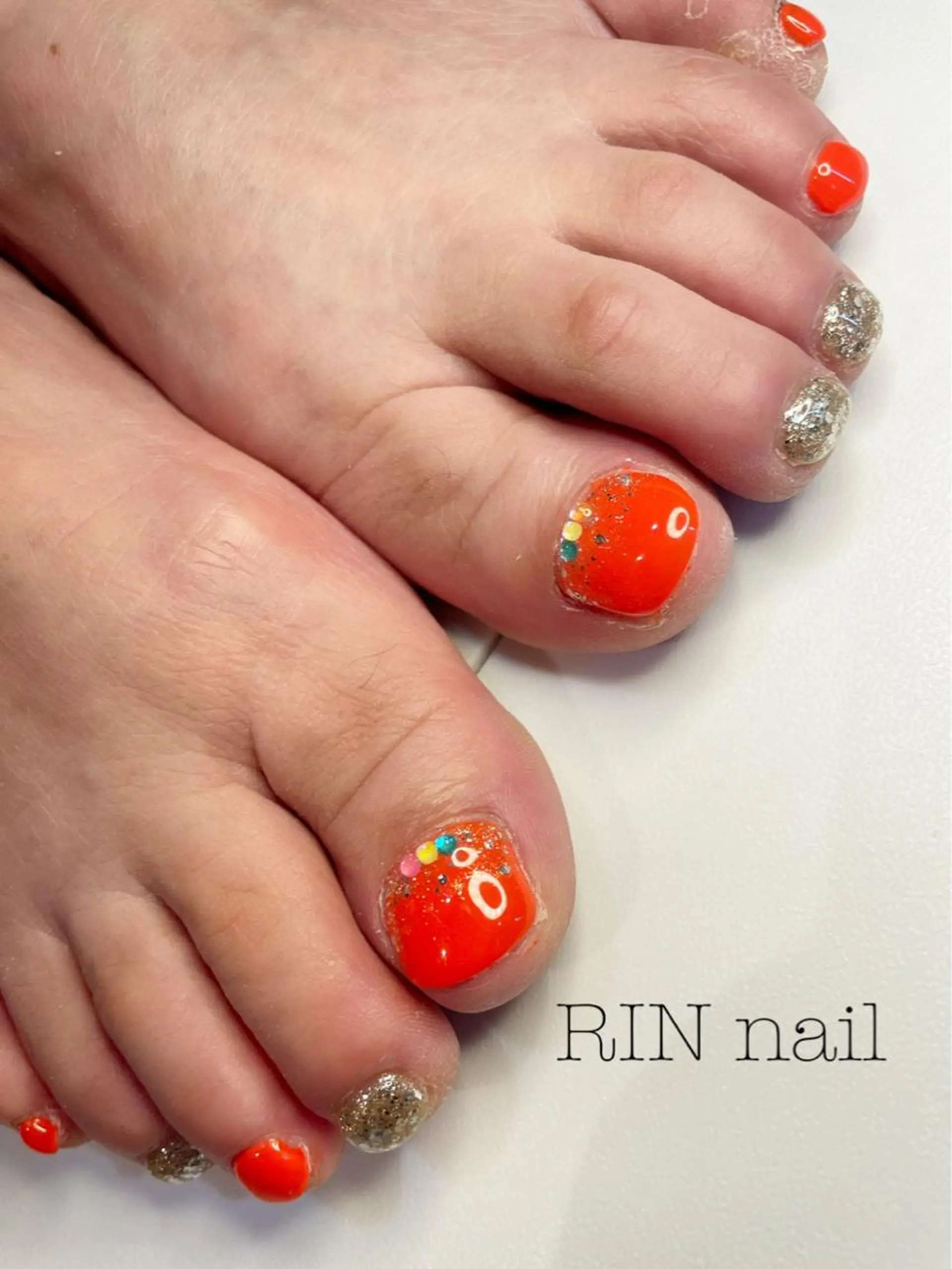 ネイル フットネイル RIN HOMEnailのネイルデザイン