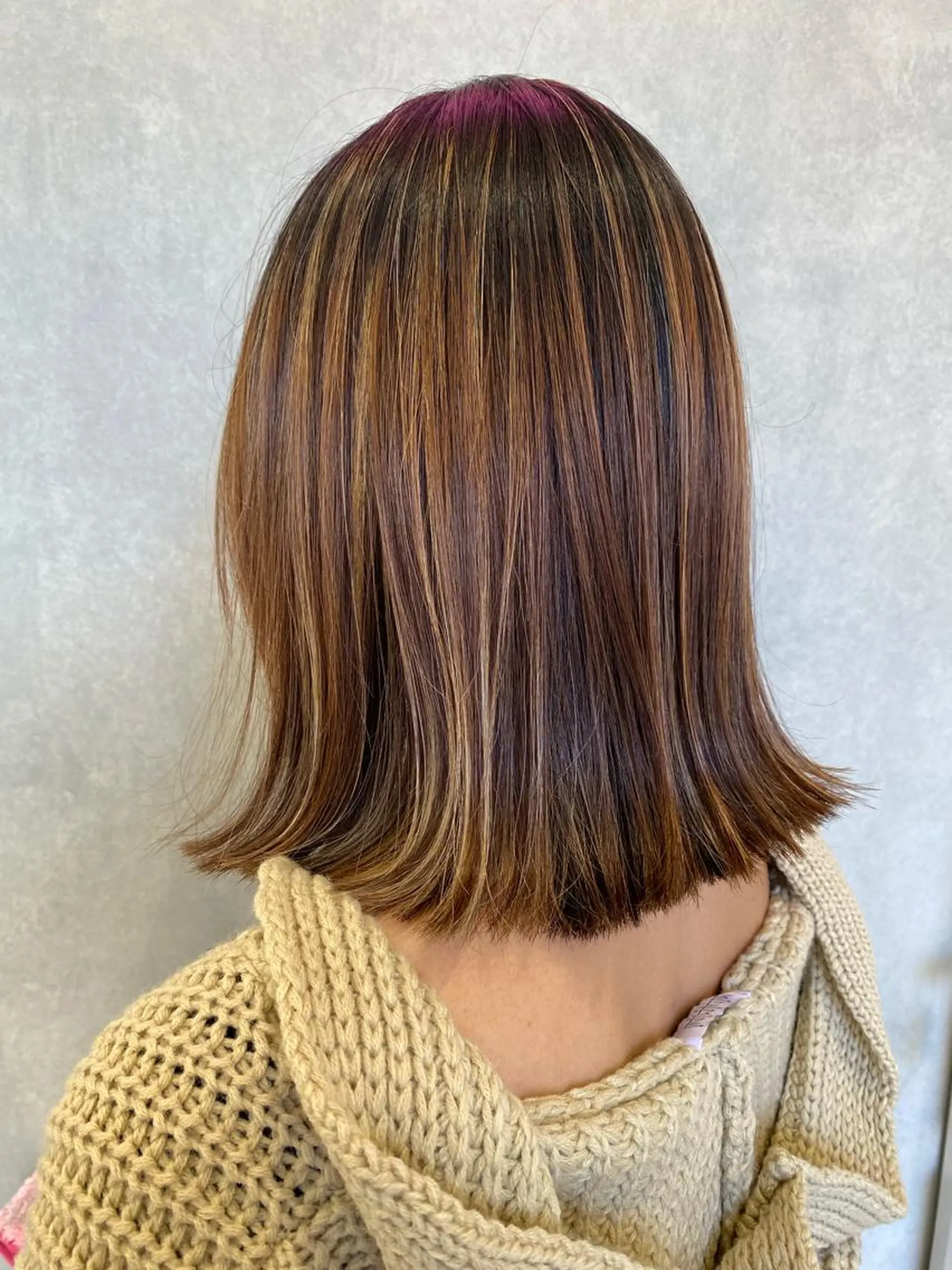 ミディアム カラー 🕶️佐藤 海李🐏のヘアスタイル