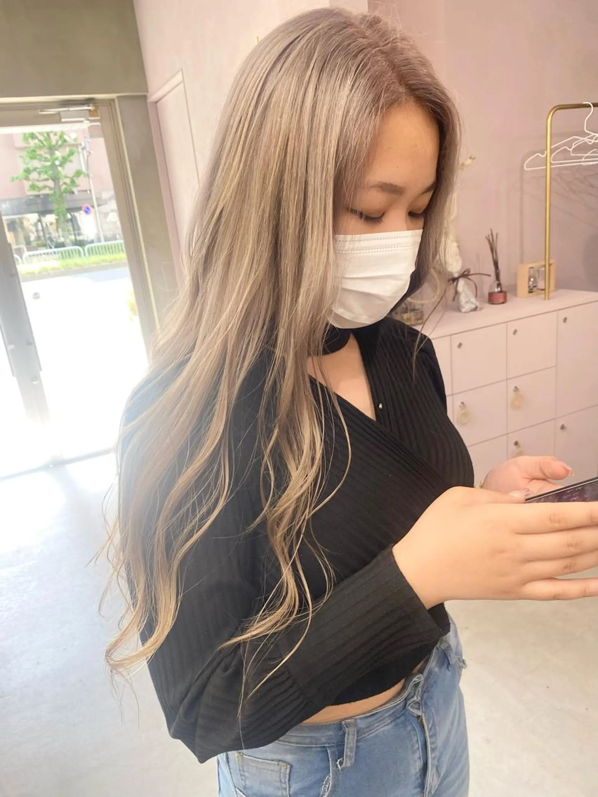 ロング qulim所属・前橋 姫奈のヘアスタイル