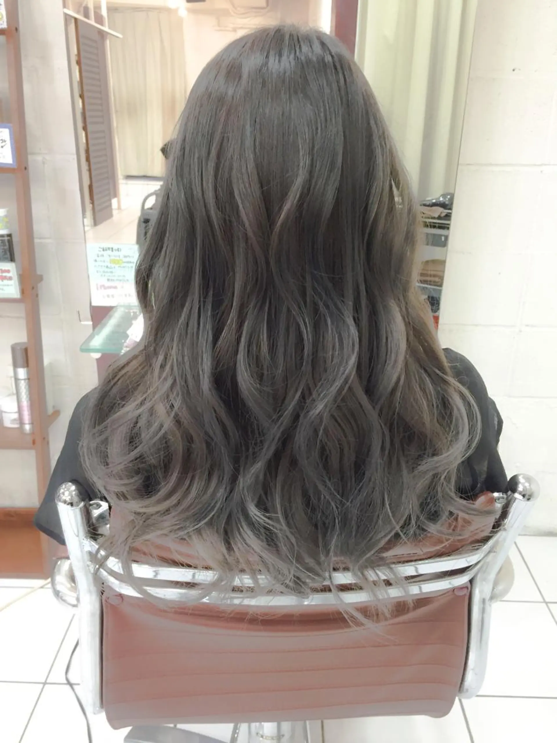 ミディアム カラー ヘアアレンジ モテ髪透明感❤️ デイズヘアカラーのヘアスタイル