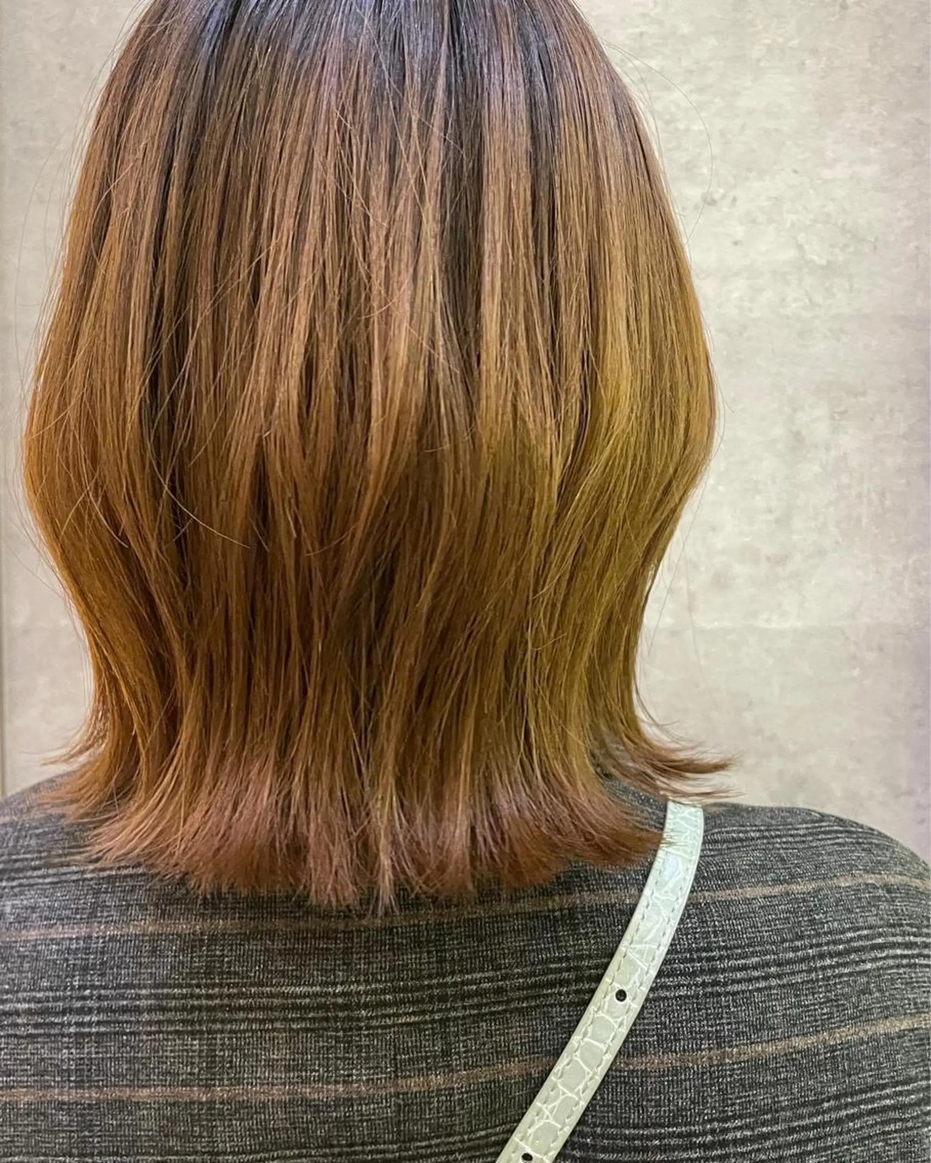 ミディアム ボブ 外ハネヘア レイフィールド観光通り店所属・山口 夏季のヘアスタイル