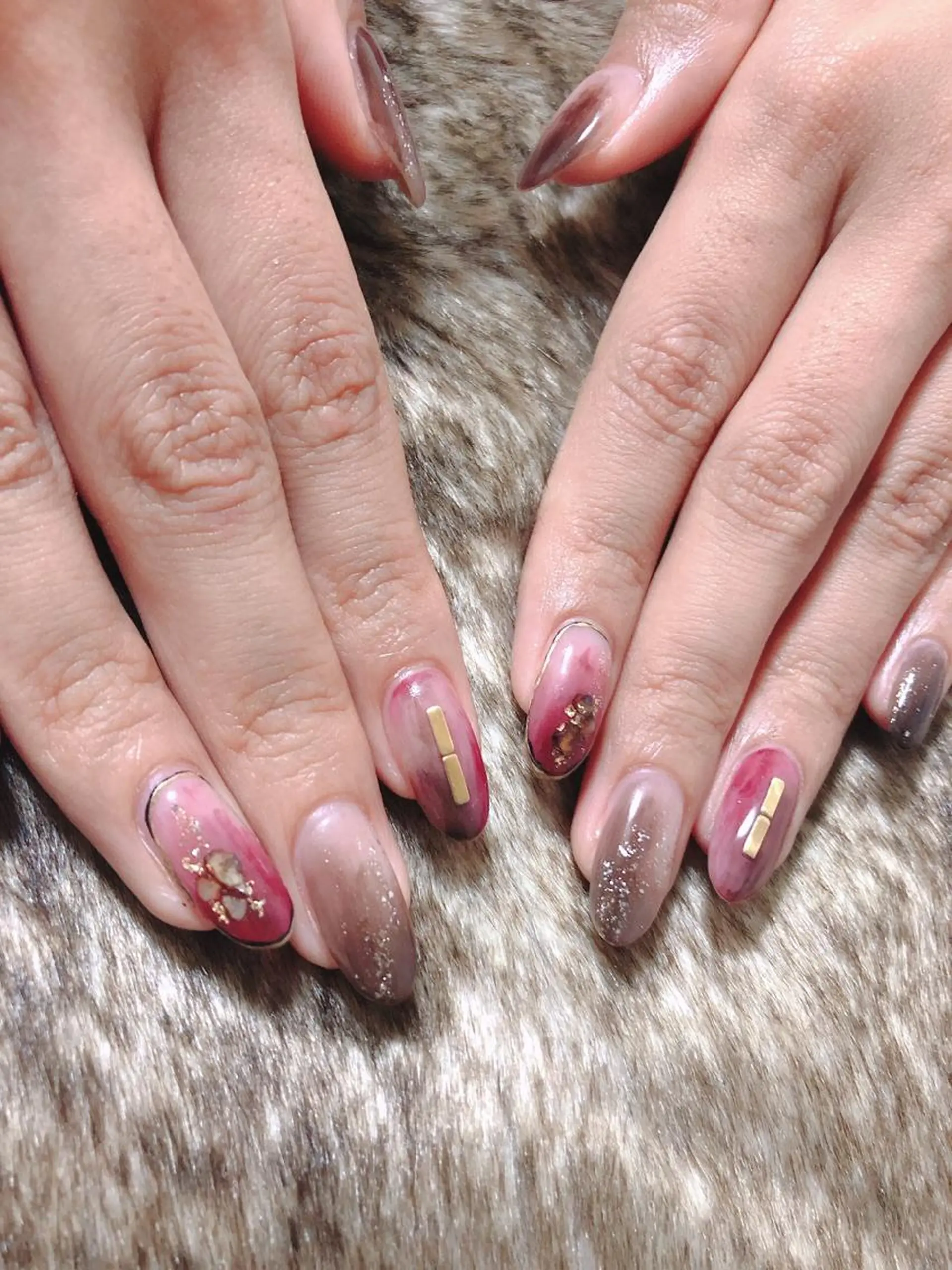 ネイル ニュアンスネイル kiki nail 二子玉川のネイルデザイン