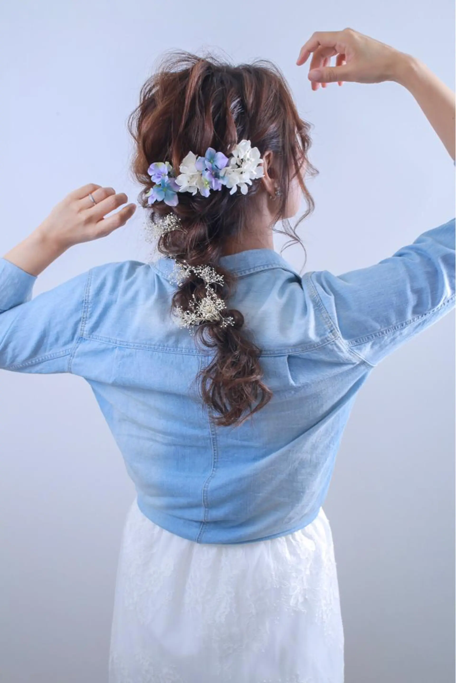 ロング カラー ヘアアレンジ 伊藤 裕貴のヘアスタイル