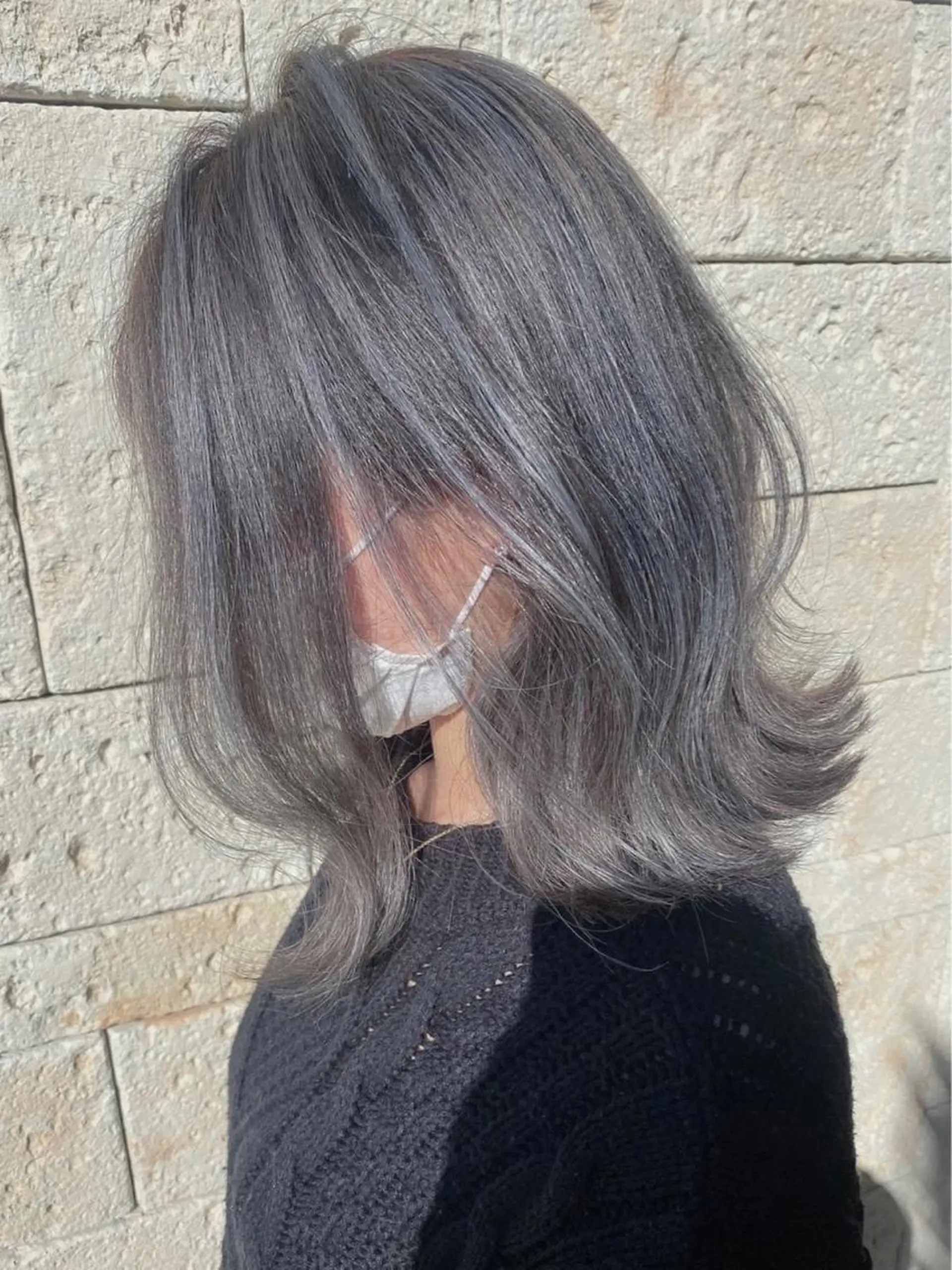 ミディアム ハイライト ヘアカラー 小塚 和眞のヘアスタイル