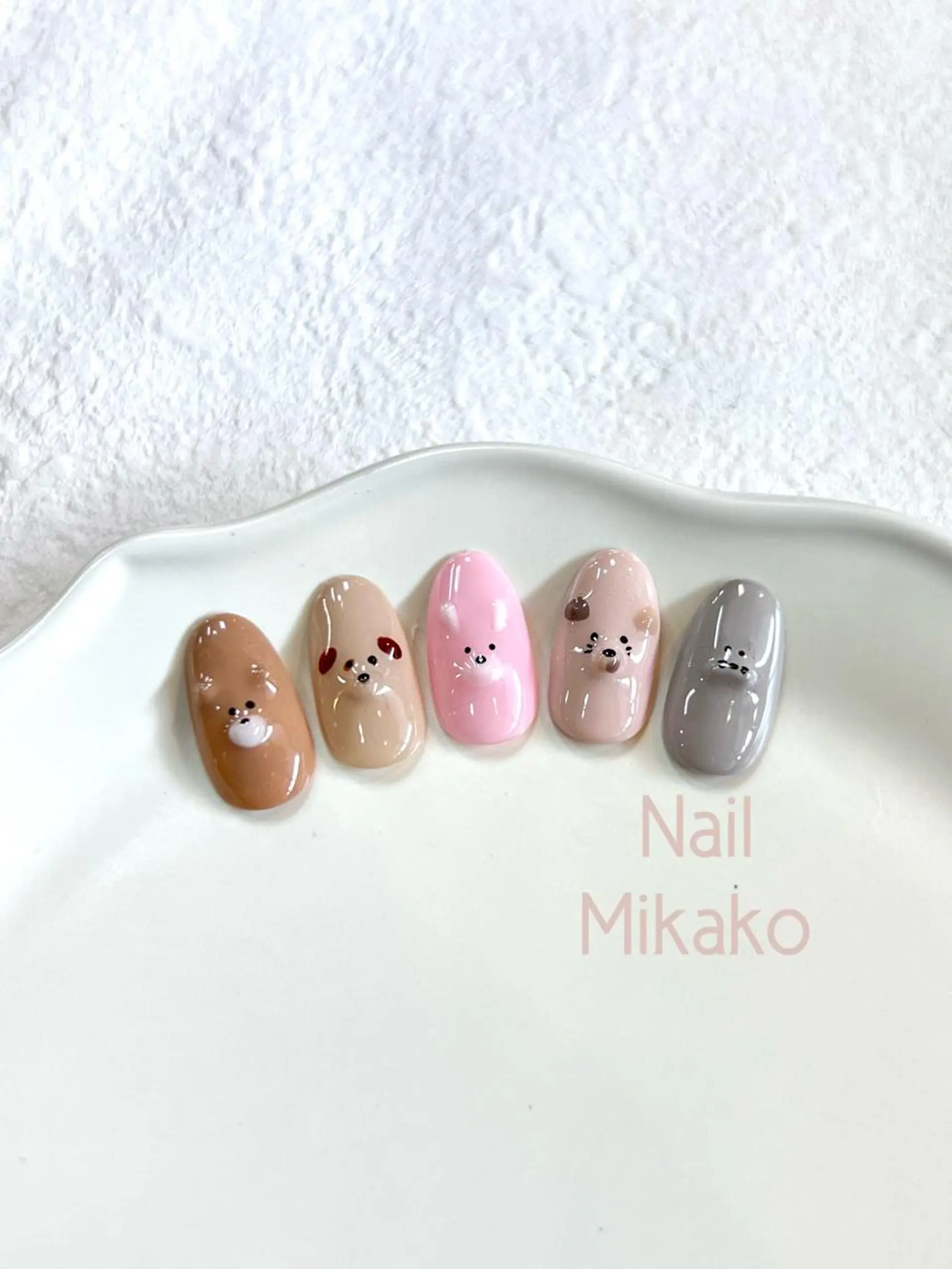 ネイル アニマル柄 Nail_Mikako所属・Nail Mikakoのネイルデザイン