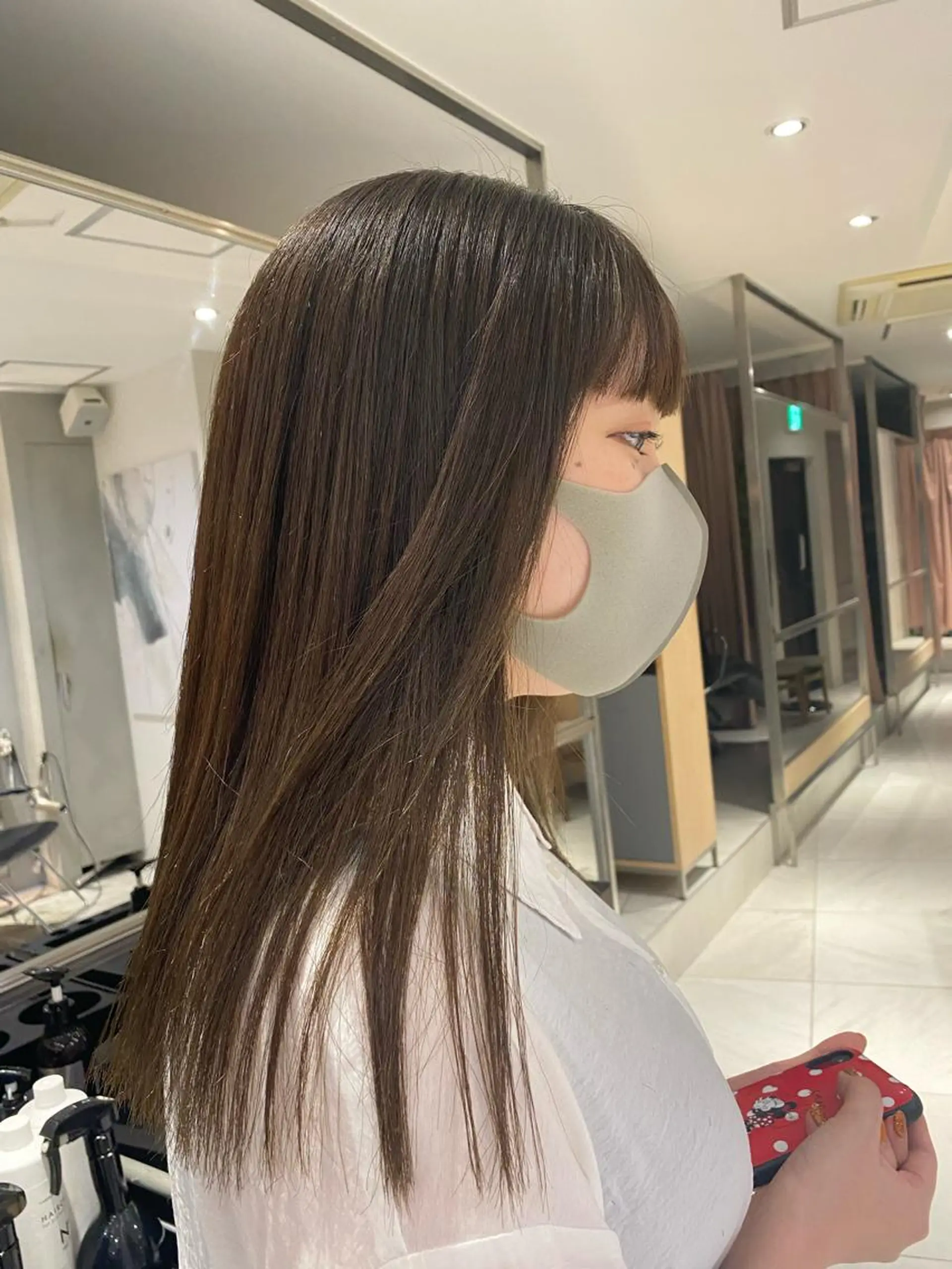 ロング カラー 縮毛矯正 トリートメント ヘッドスパ ヘアセット 艶髪/ダークトーン 🩶丸山日向のヘアスタイル