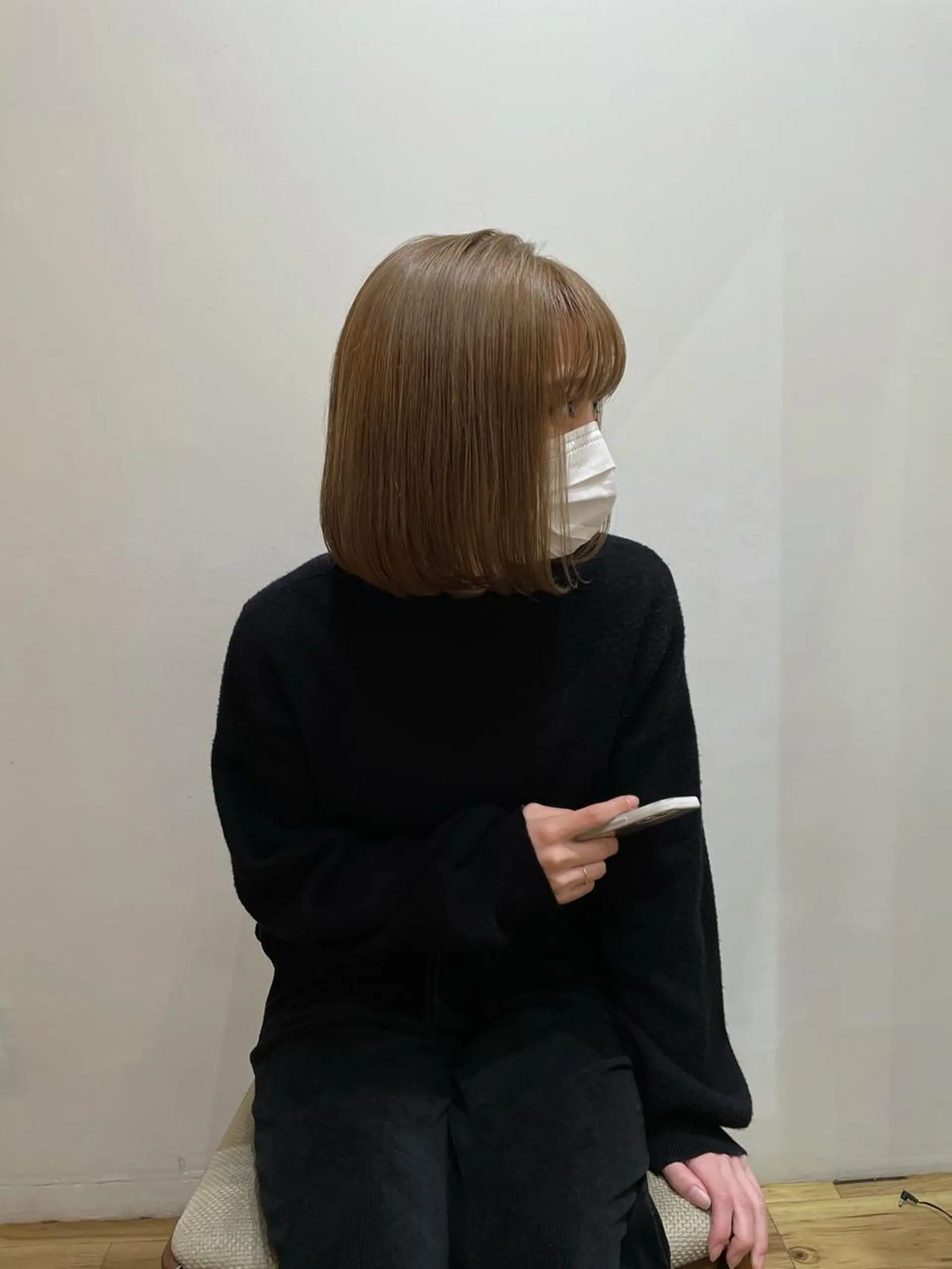 ミディアム be.perch所属・山口 朔弥のヘアスタイル