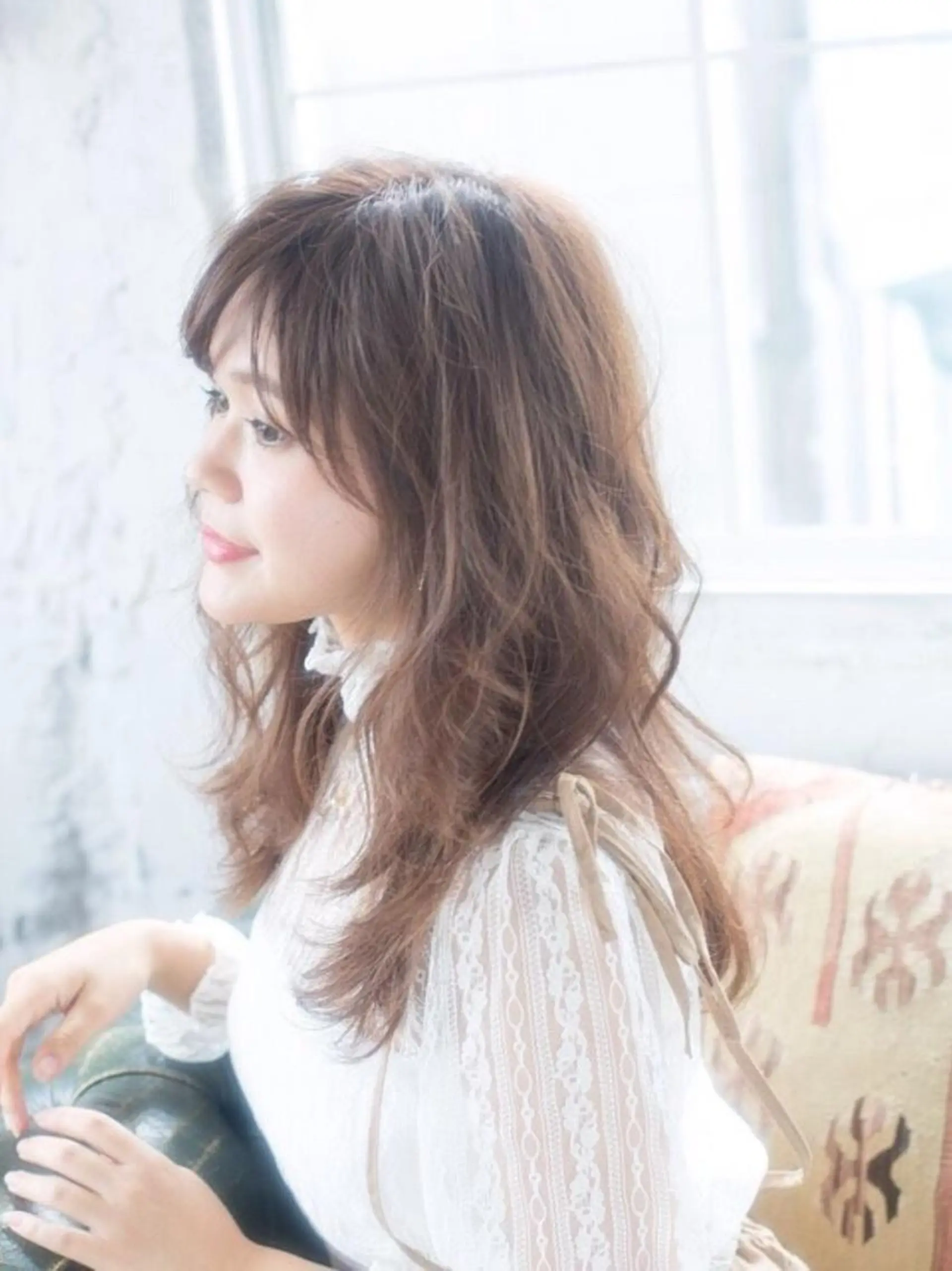 ロング カット ヘアカラー カラー特化サロン ピリナ相武台前のヘアスタイル