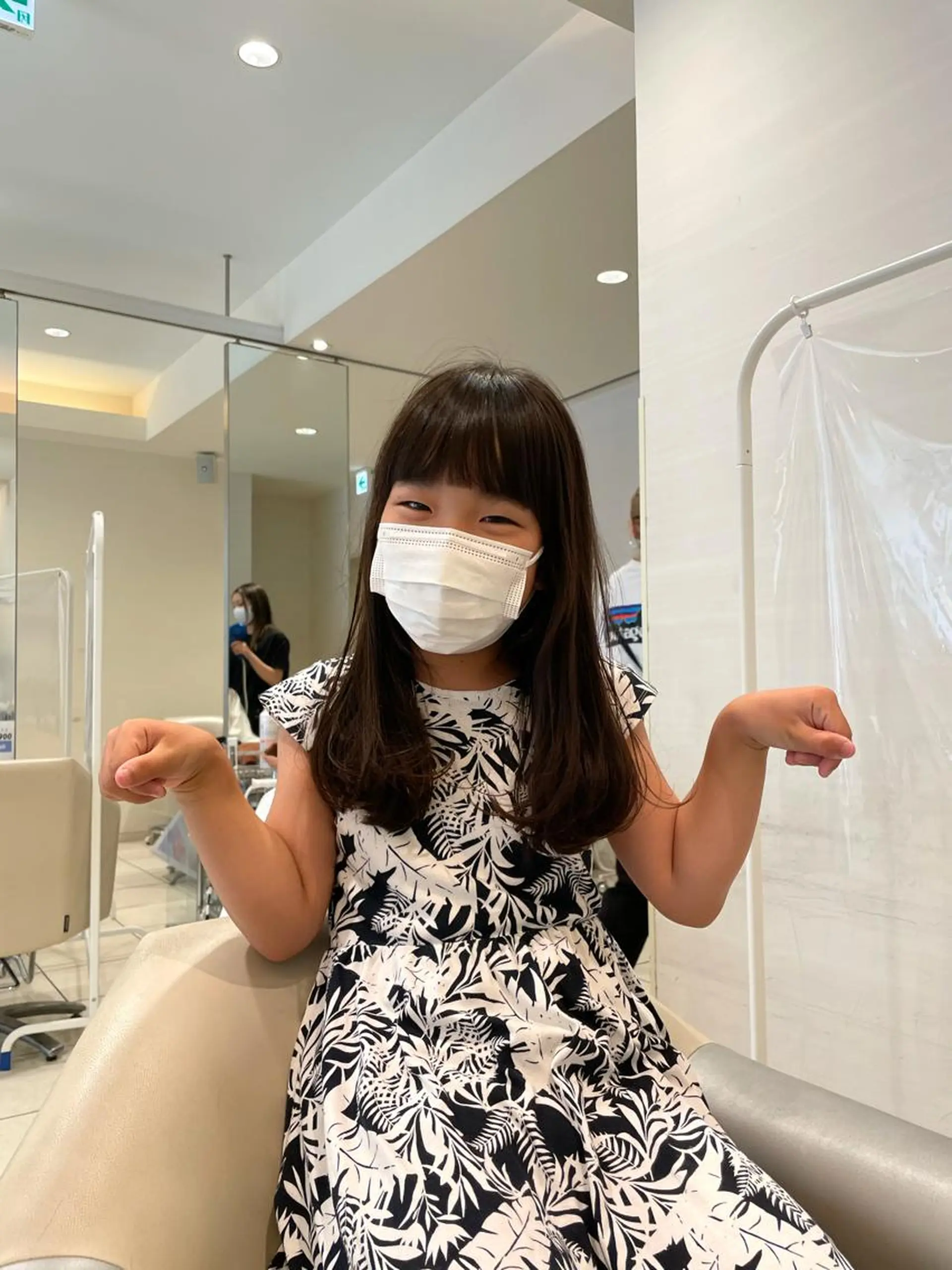 ロング キッズ MODEks eau 佐藤優志のヘアスタイル