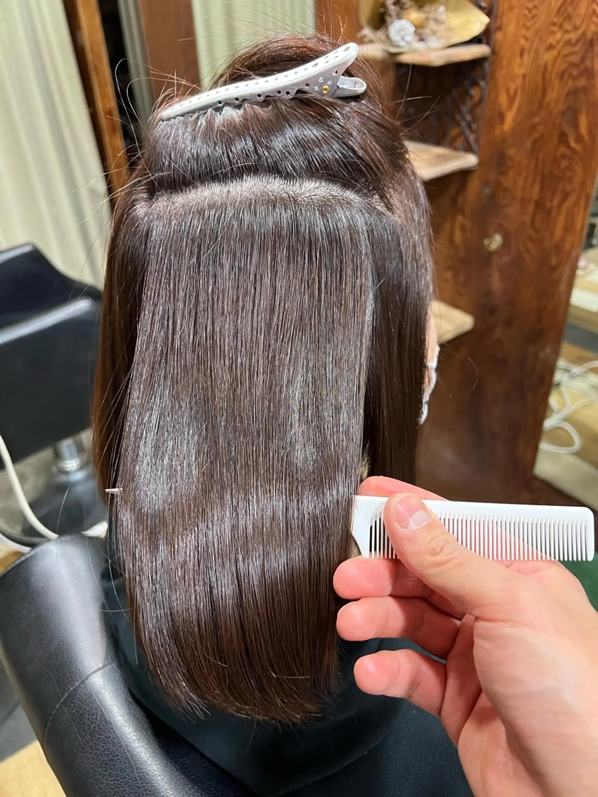 ロング ヘアカラー トリートメント 縮毛矯正＆髪質改善特化型サロン所属・髪質改善＆縮毛矯正 三上大地のヘアスタイル