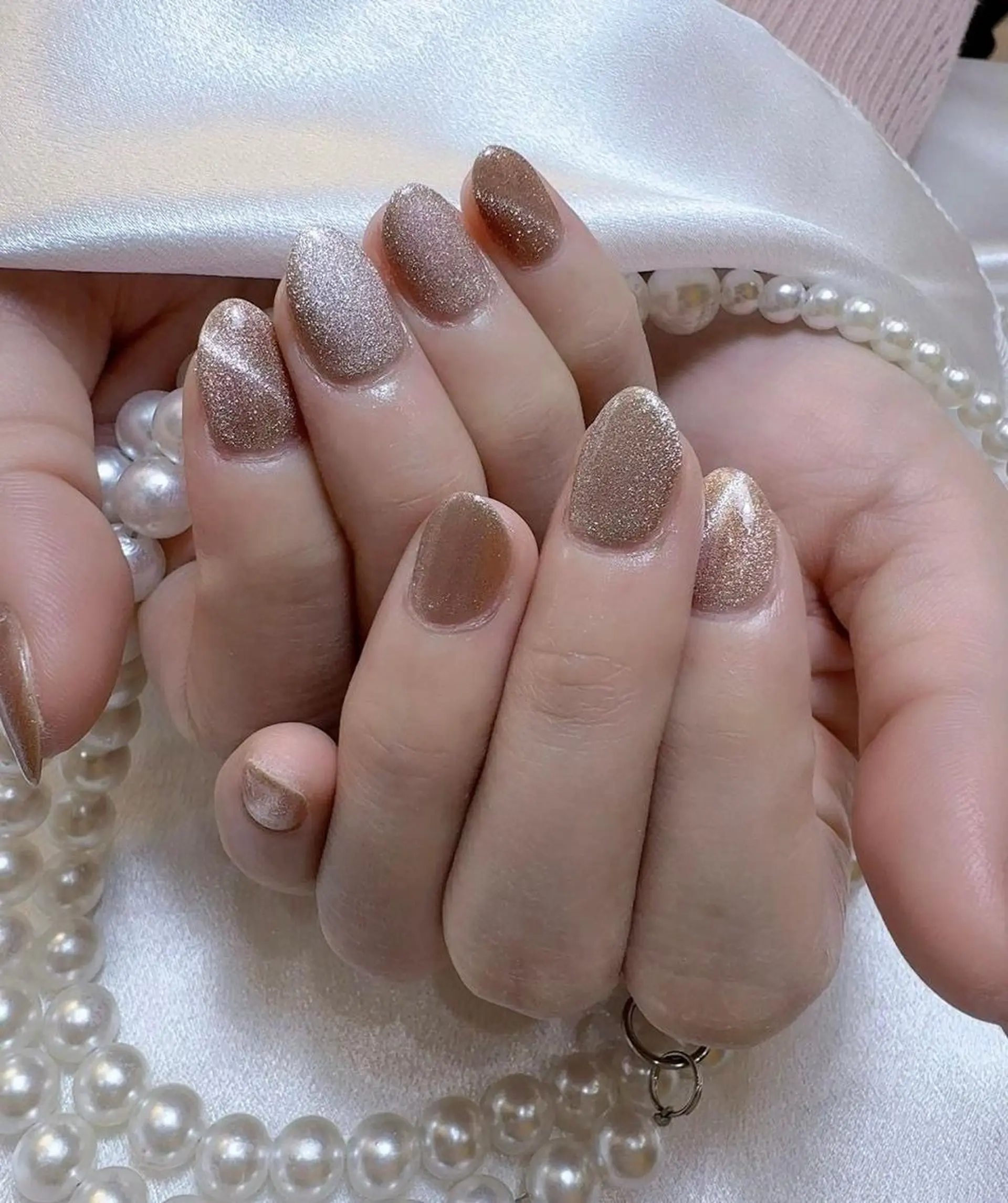 ネイル RAFFINE 月🦋🩵のネイルデザイン