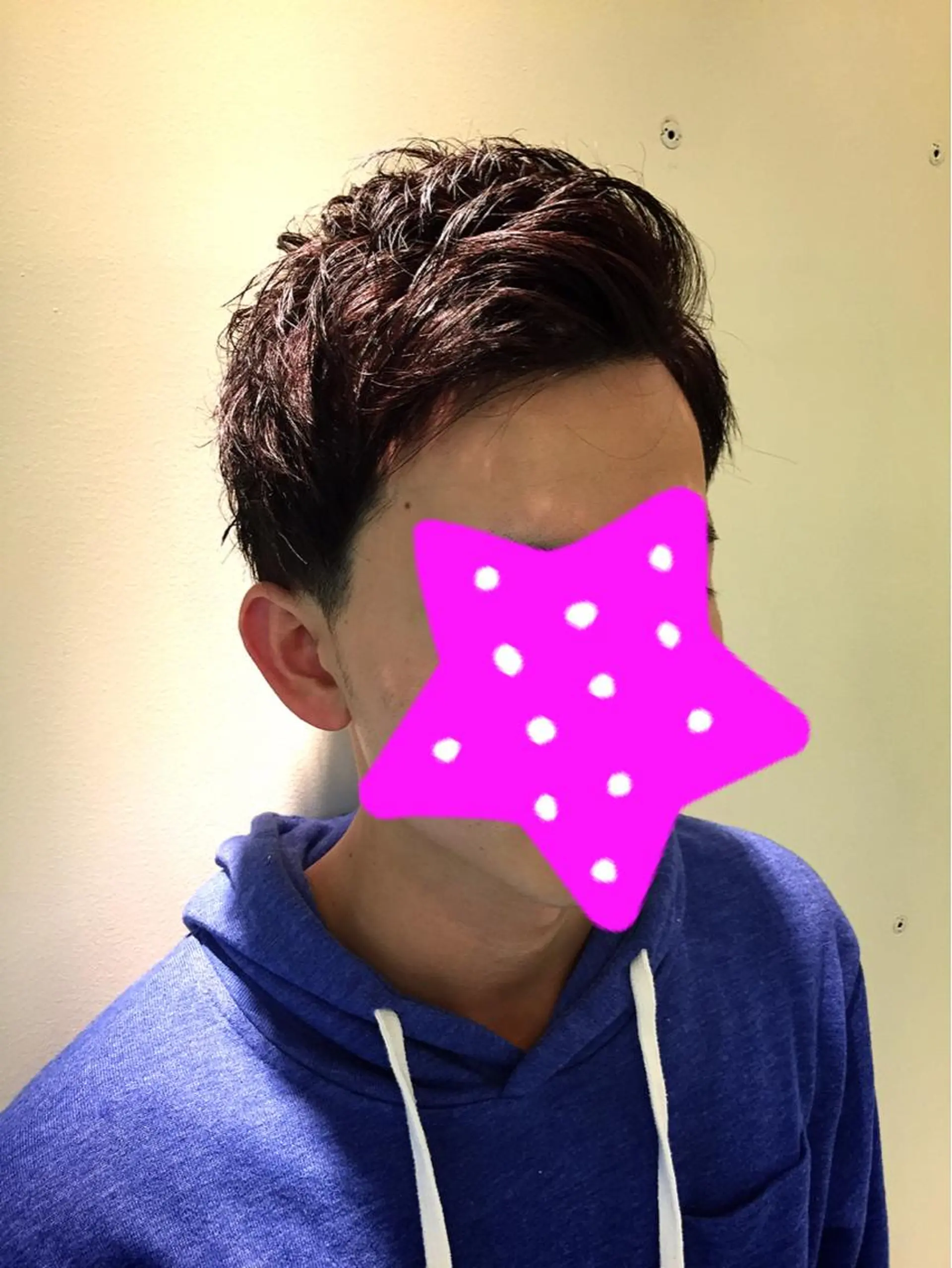 ショート メンズ かきあげバング 今村 愛美のヘアスタイル