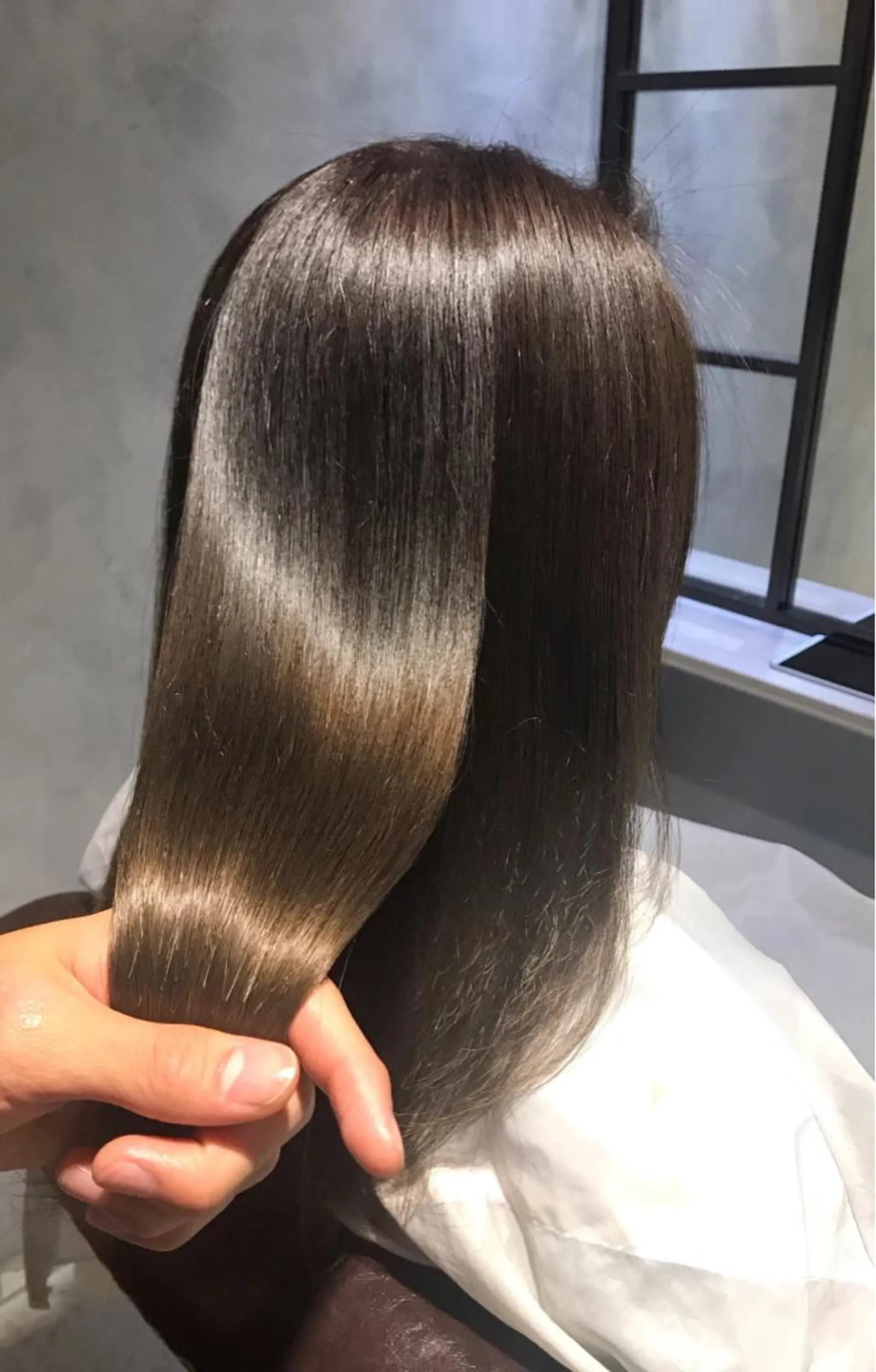 ミディアム 髪質改善 縮毛矯正 トリートメント 髪質改善／艶髪特化 /柔らかさ/清水翔矢のヘアスタイル