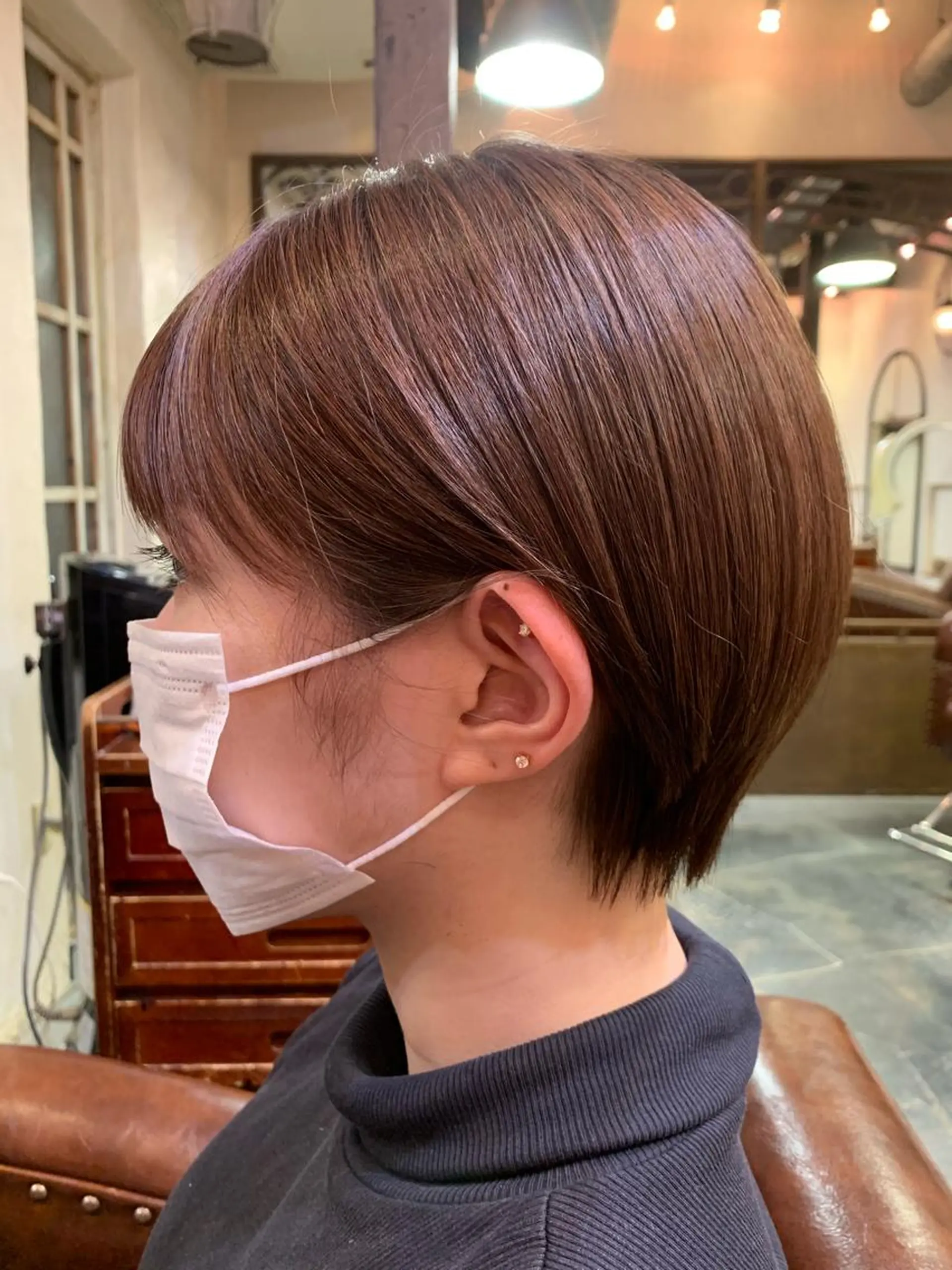 ショート カット ヘアカラー 高リピート/レイヤー 骨格似合わせ/色持ちのヘアスタイル