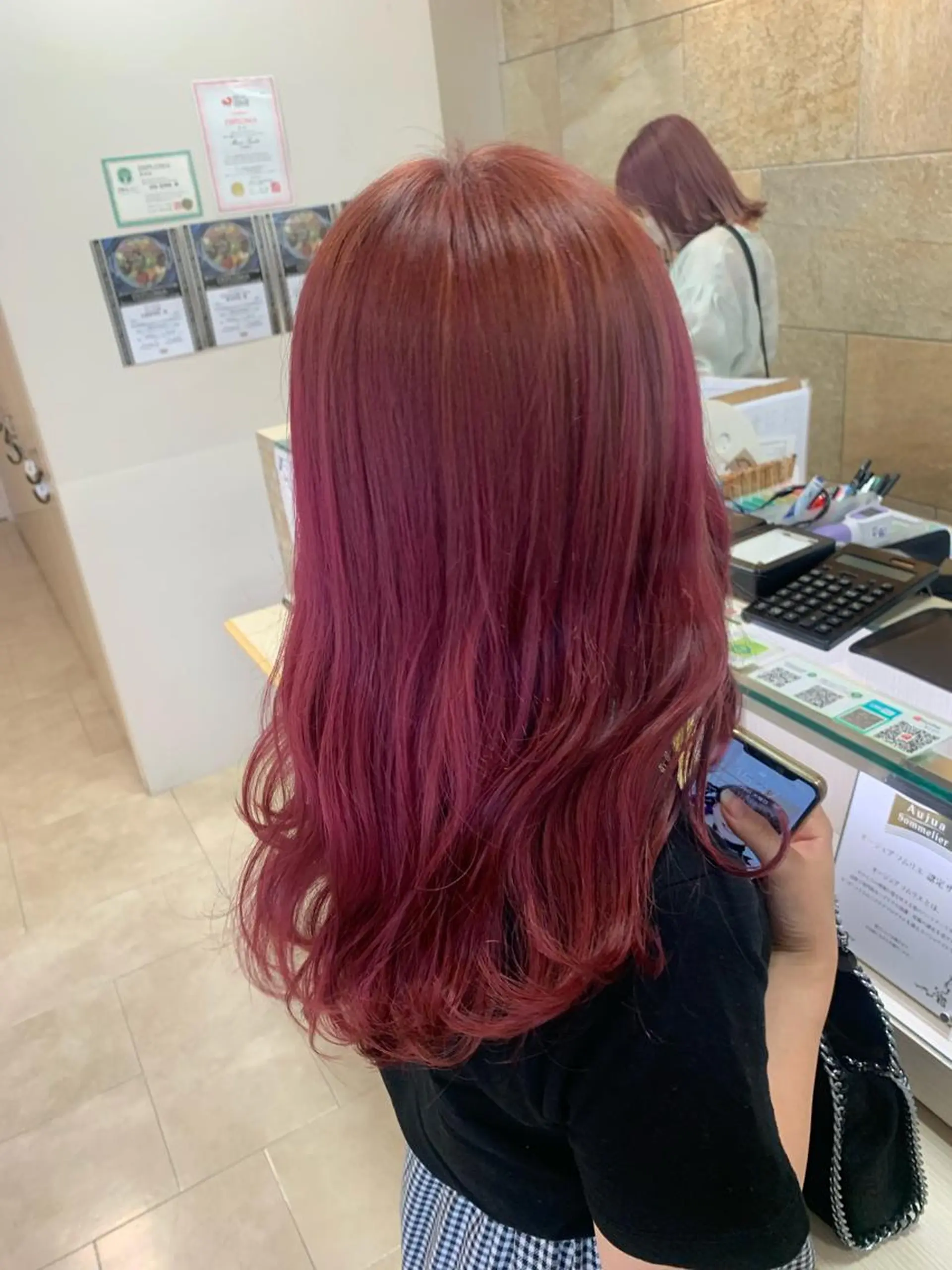 セミロング カラー カット ヘアカラー トリートメント 暖色専門美容師🎀 お客様満足度◎のヘアスタイル