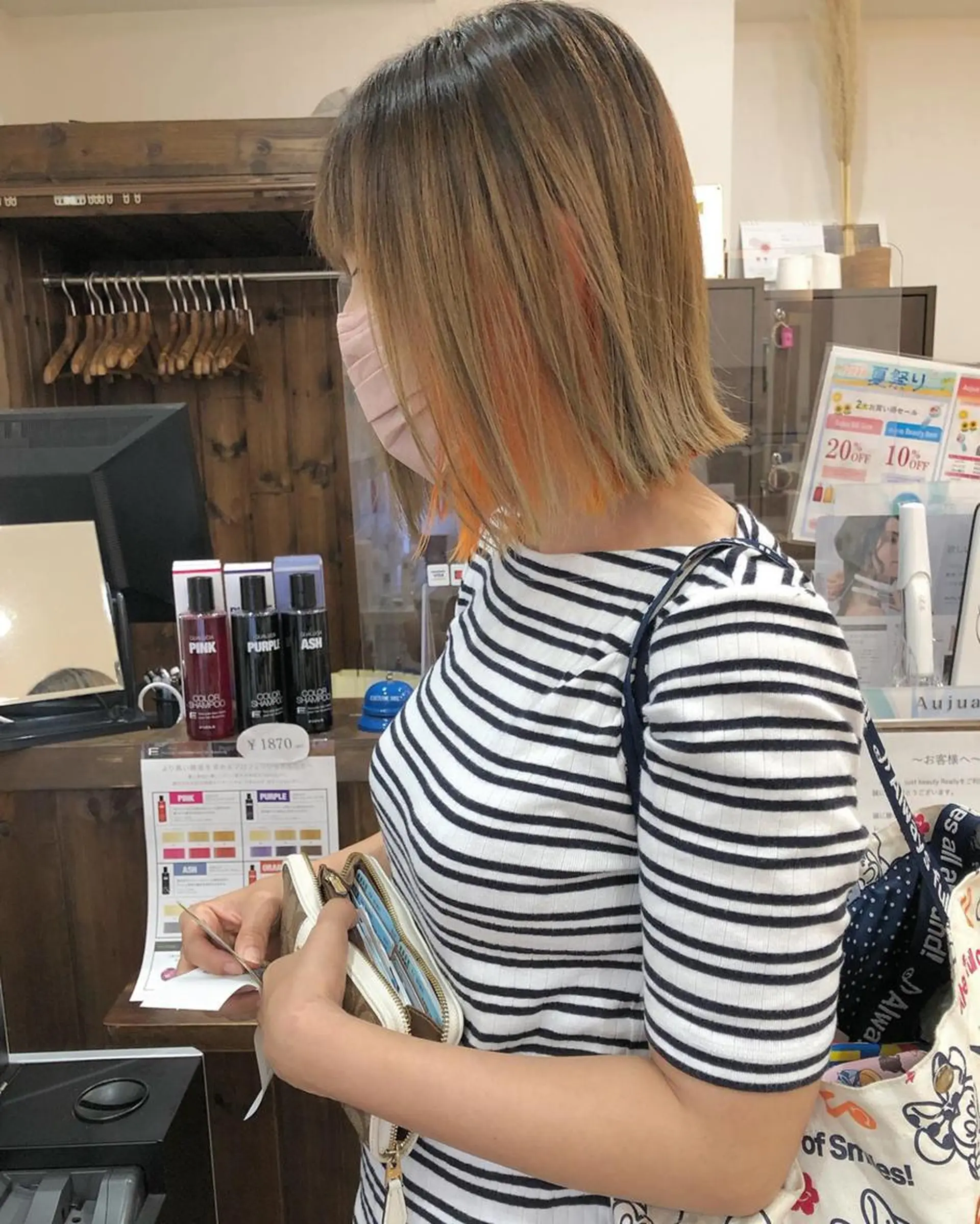 カラー アディクシーカラー アッシュ ブリーチ ダブルカラー グラデーションカラー 🌈ハイトーン/ ワタル🌈のヘアスタイル