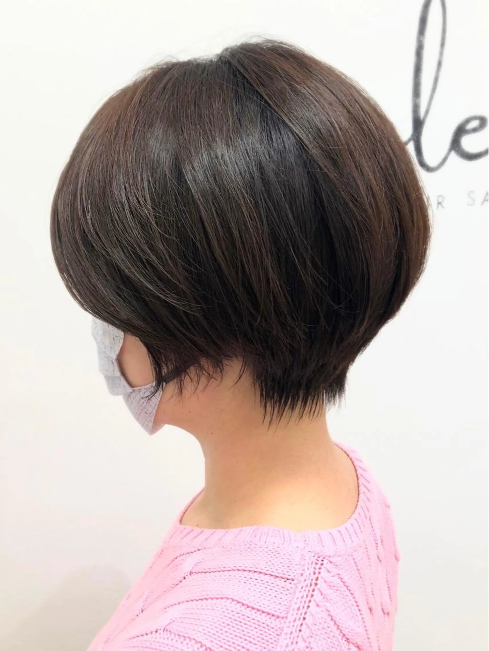 ショート くびれヘア ショートヘア カット 植松 茜のヘアスタイル