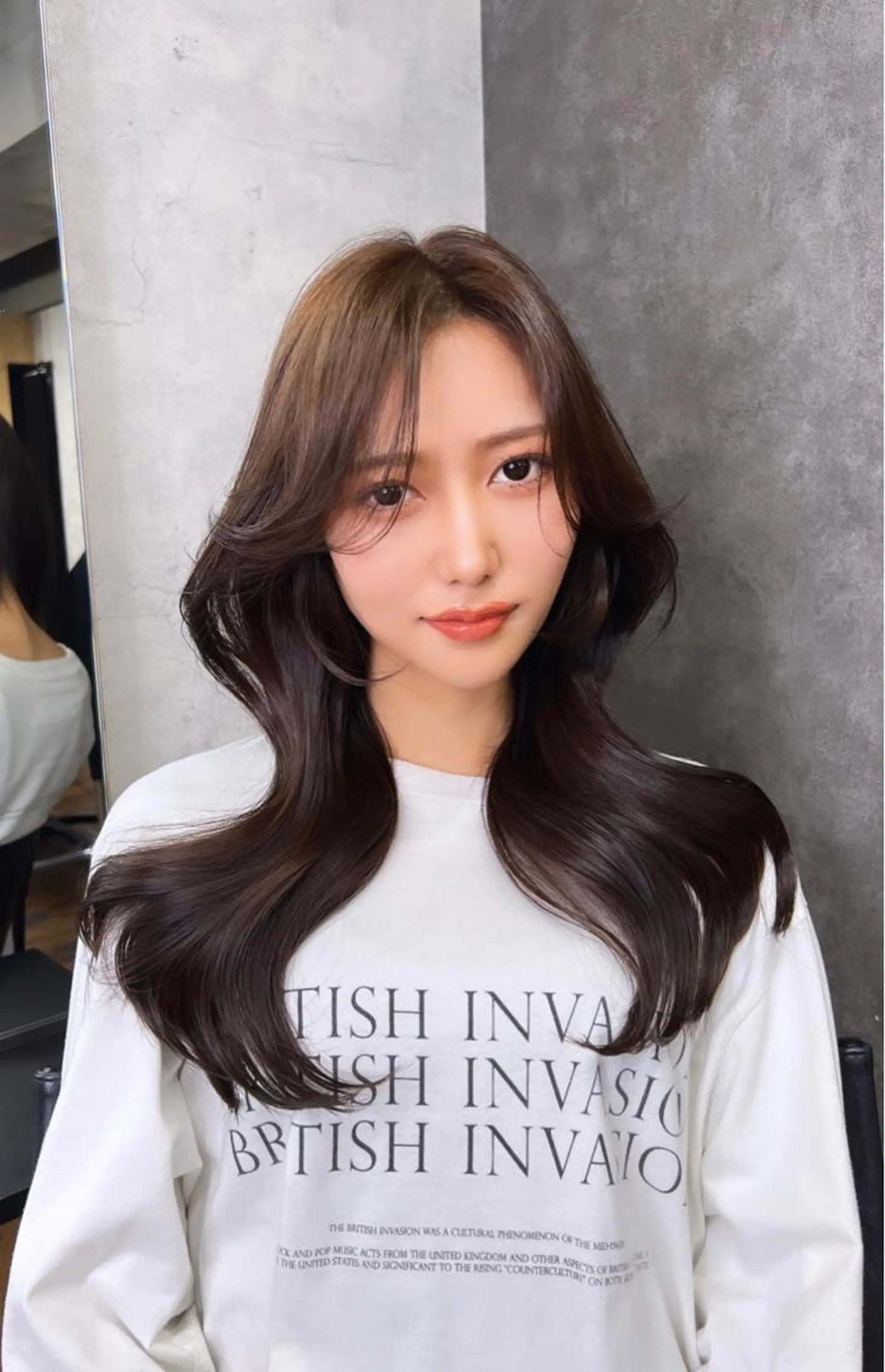 ロング レイヤー／顔周り 韓国ヘア森田和貴のヘアスタイル