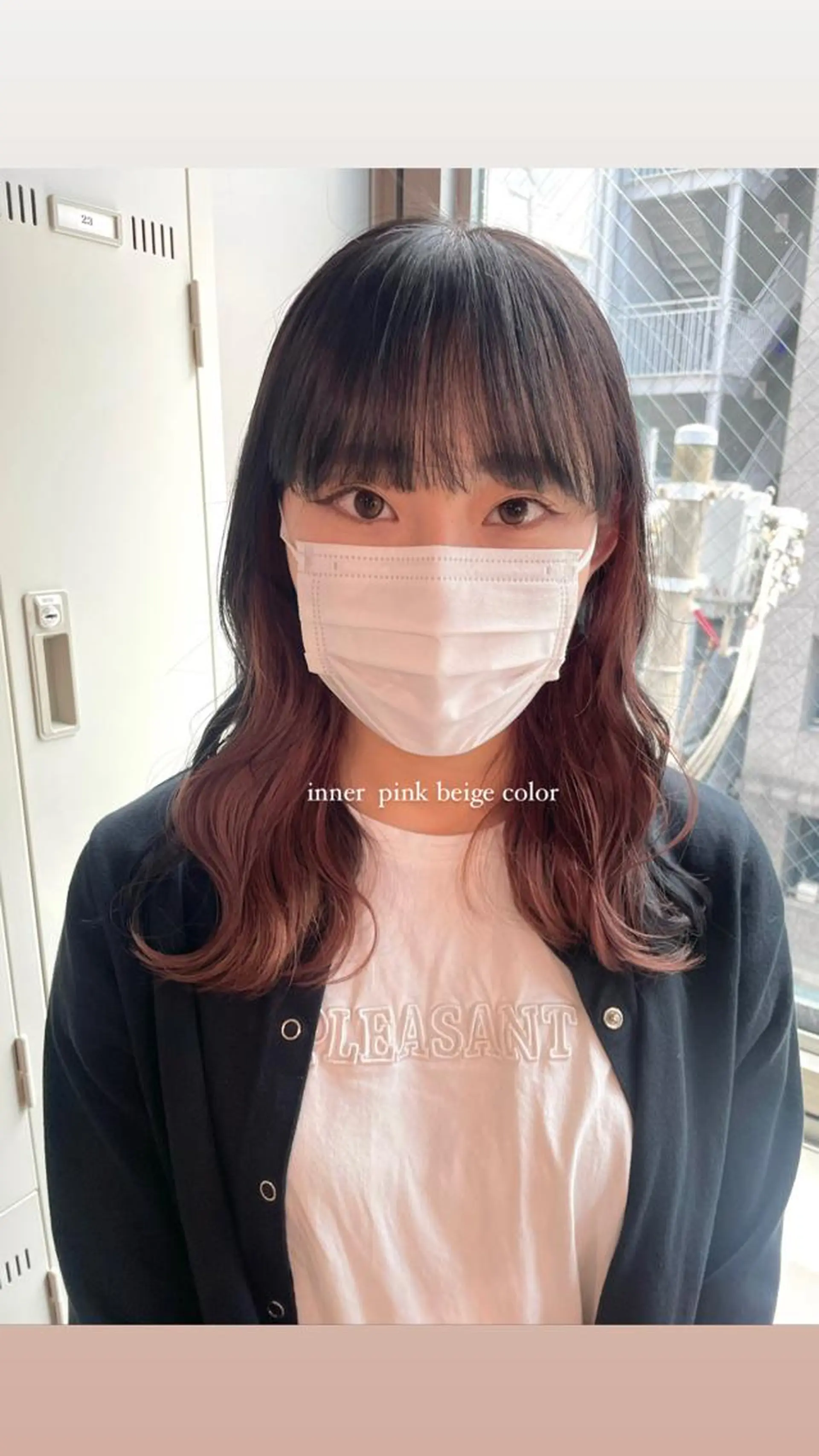 セミロング カラー パーマ ヘアアレンジ メンズ キッズ ネイル マツエク・マツパ アイブロウ 透明感カラー・レイヤ ー🎀amika🎀のヘアスタイル